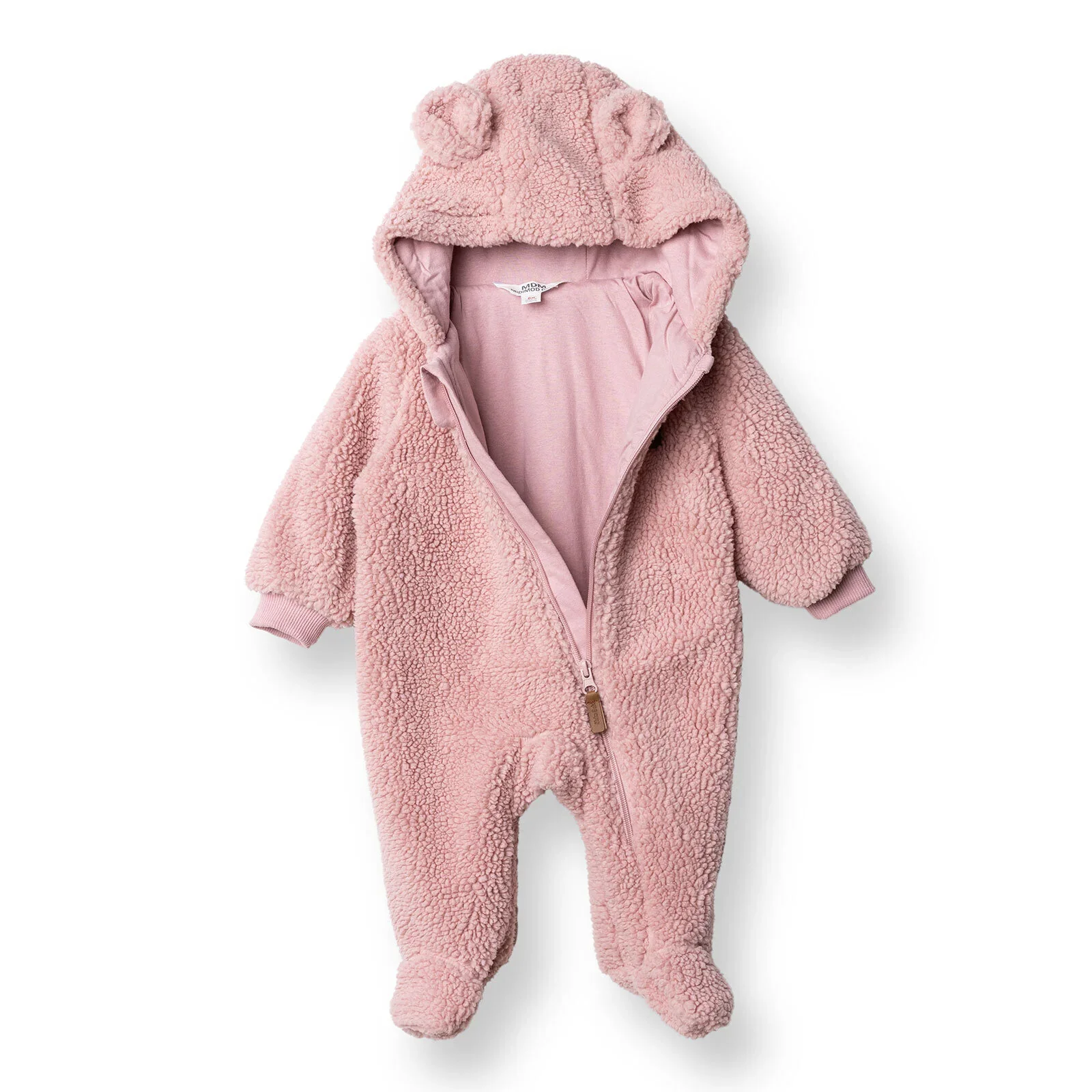 Midimod Newborn Welsoft Footed Jumpsuit - Pink - Image 7