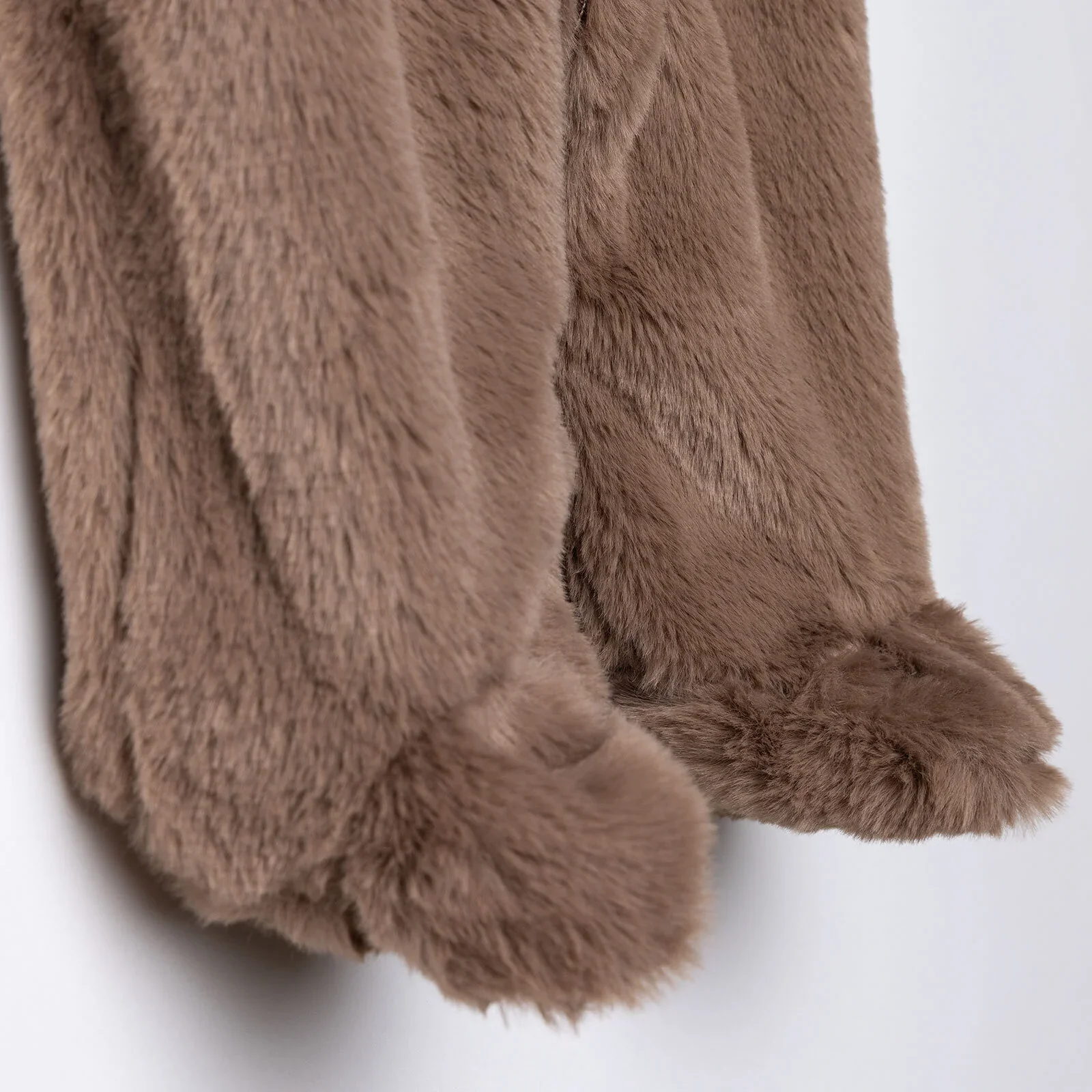 Midimod Newborn Welsoft Footed Jumpsuit - Brown - Image 5