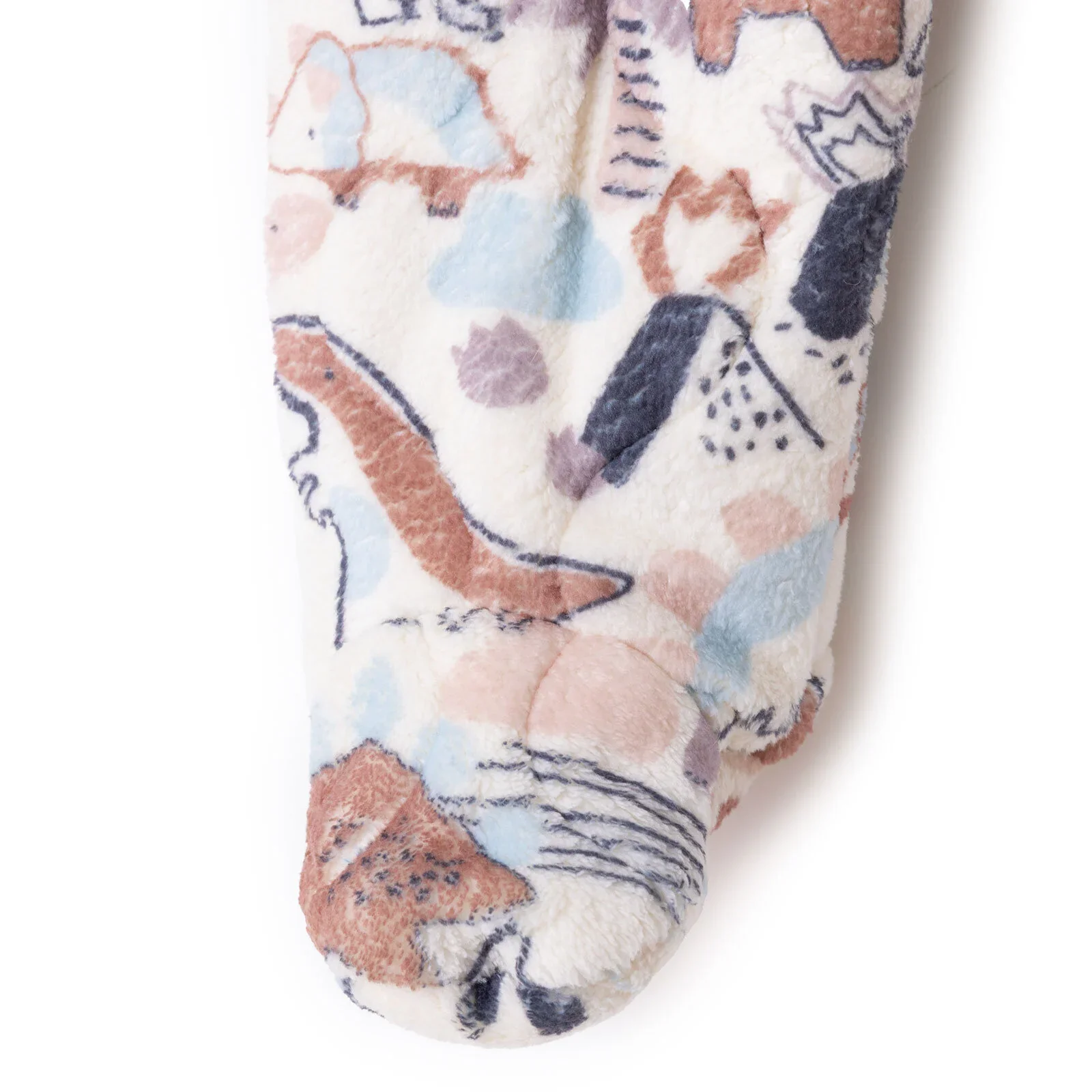 Midimod Newborn Welsoft Footed Jumpsuit - Ecru - Image 8