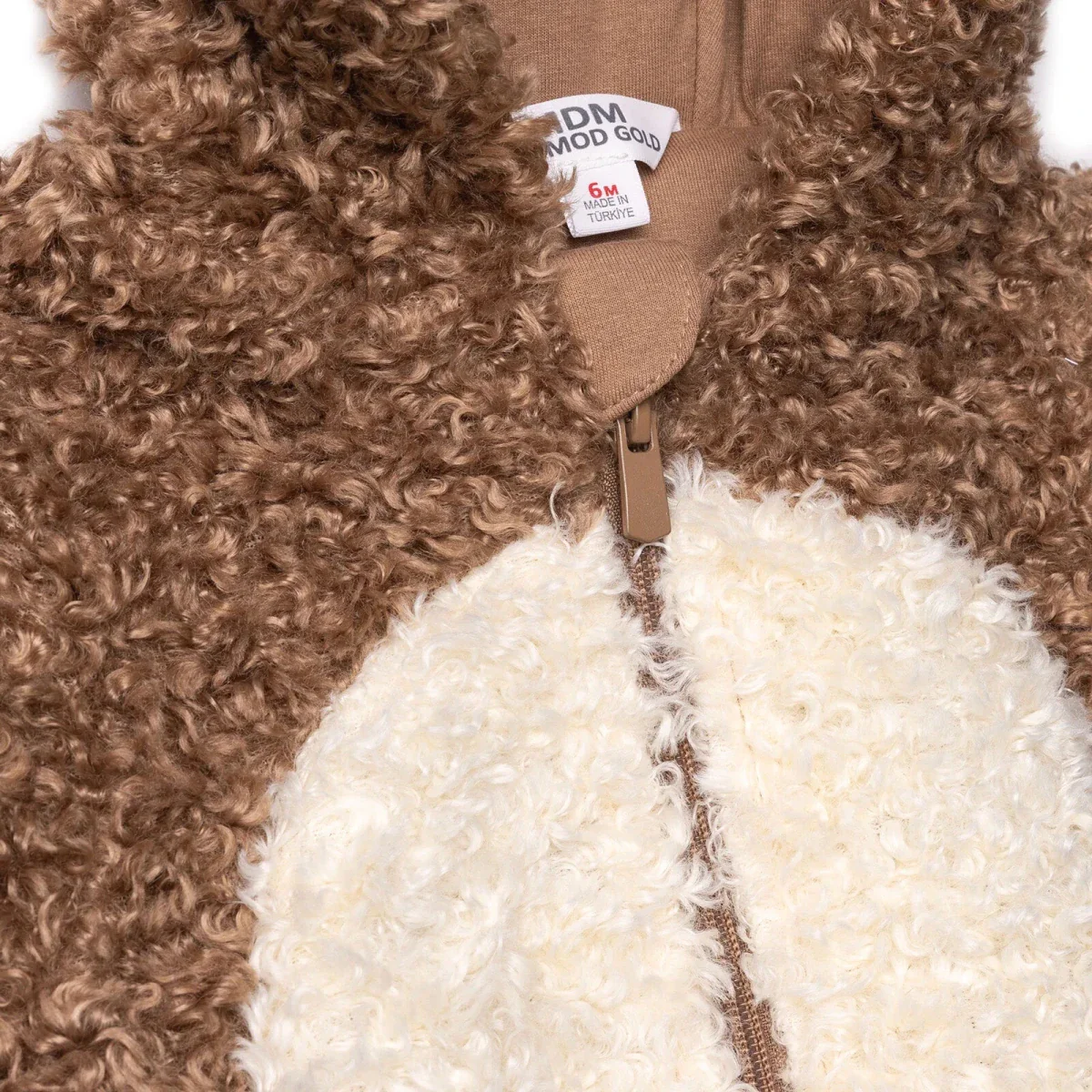 Midimod Newborn Welsoft Footled Jumpsuit - Brown - Image 4