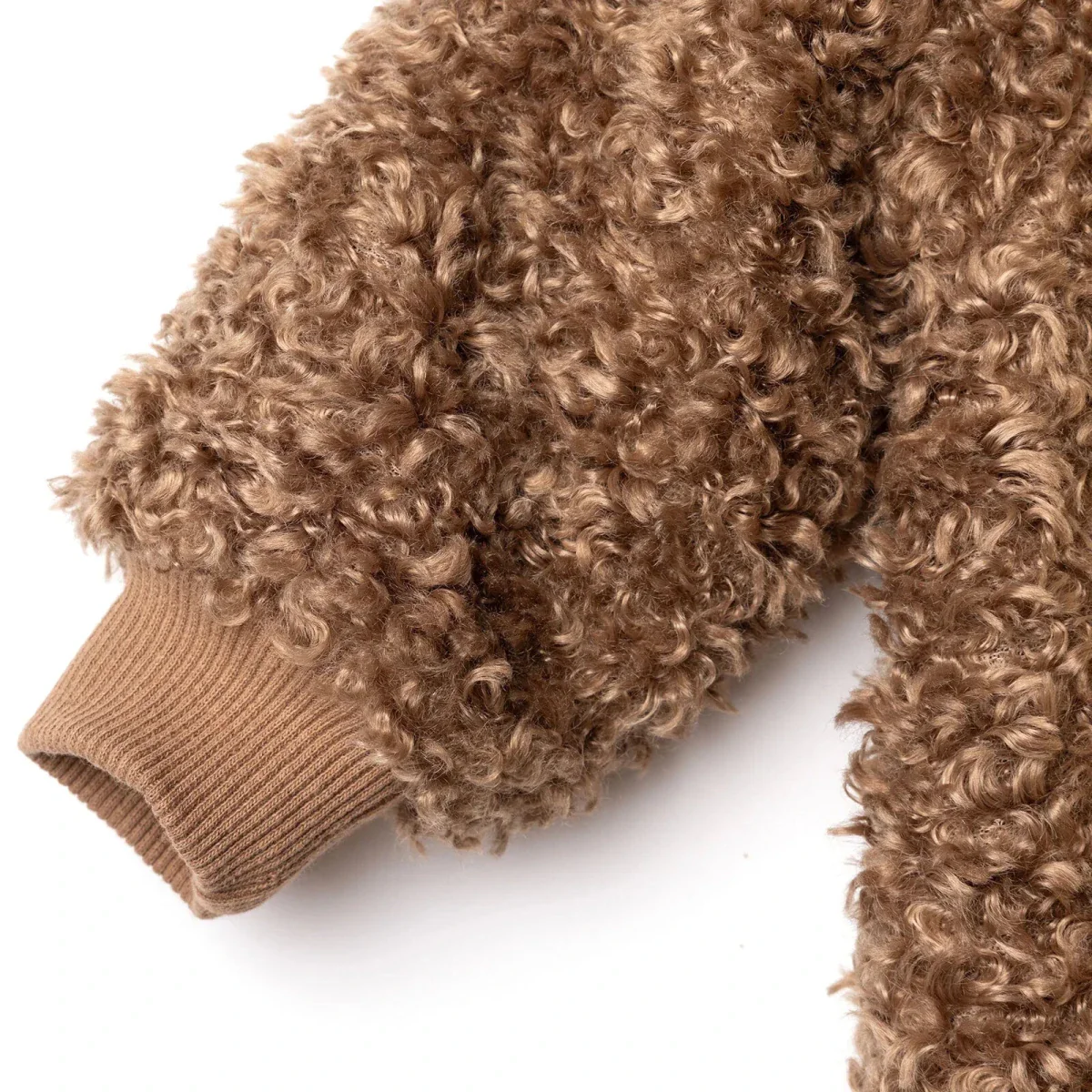 Midimod Newborn Welsoft Footled Jumpsuit - Brown - Image 7