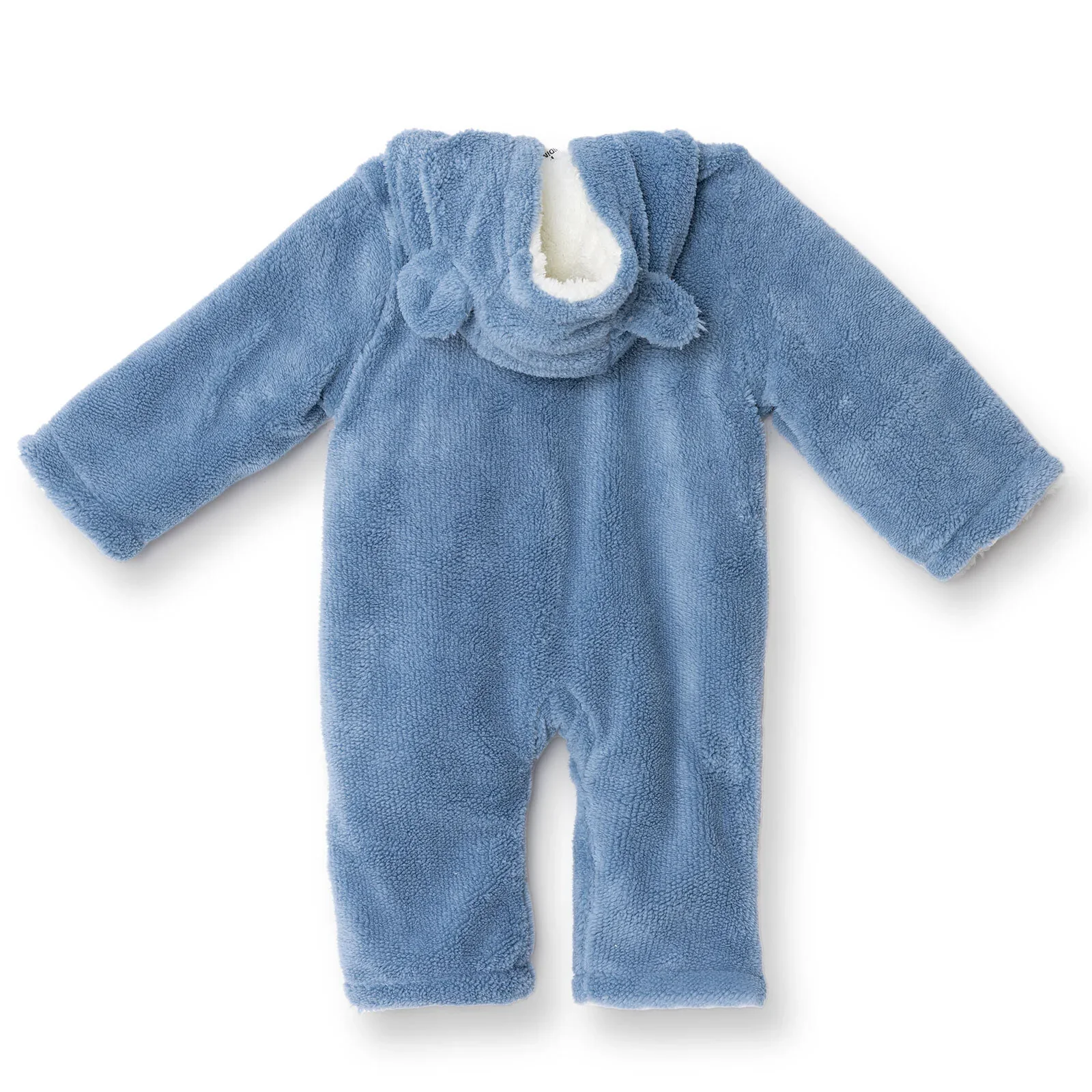 Midimod Newborn Welsoft Footless Jumpsuit - Blue - Image 2