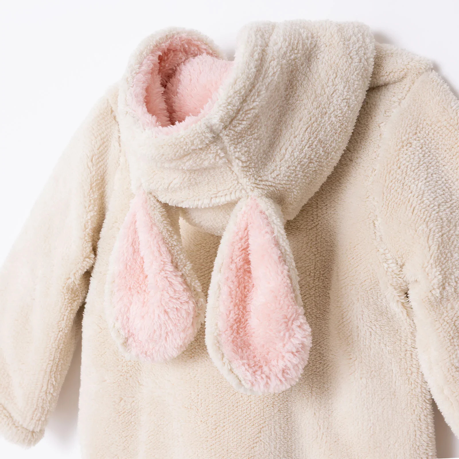 Midimod Newborn Welsoft Footless Jumpsuit - Ecru - Image 5