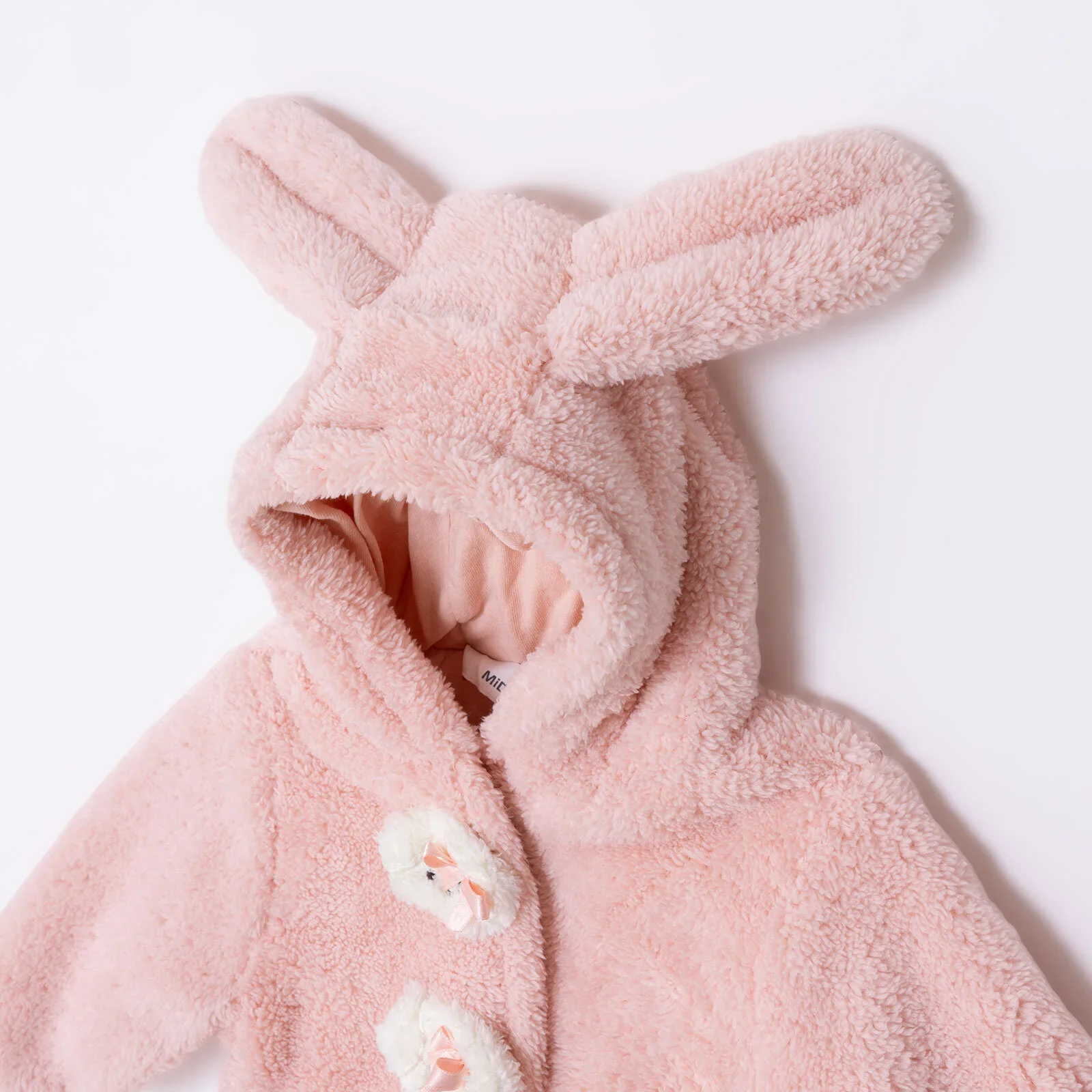 Midimod Newborn Welsoft Footless Jumpsuit - Pink - Image 3