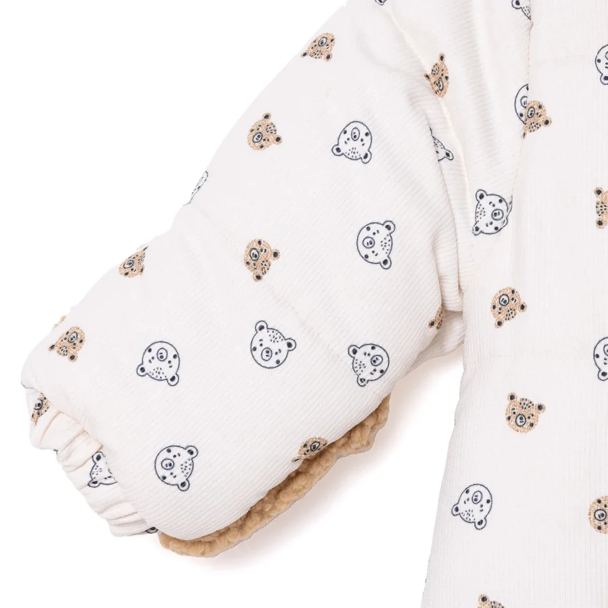 Midimod Snowsuit - Ecru Printed - Image 4