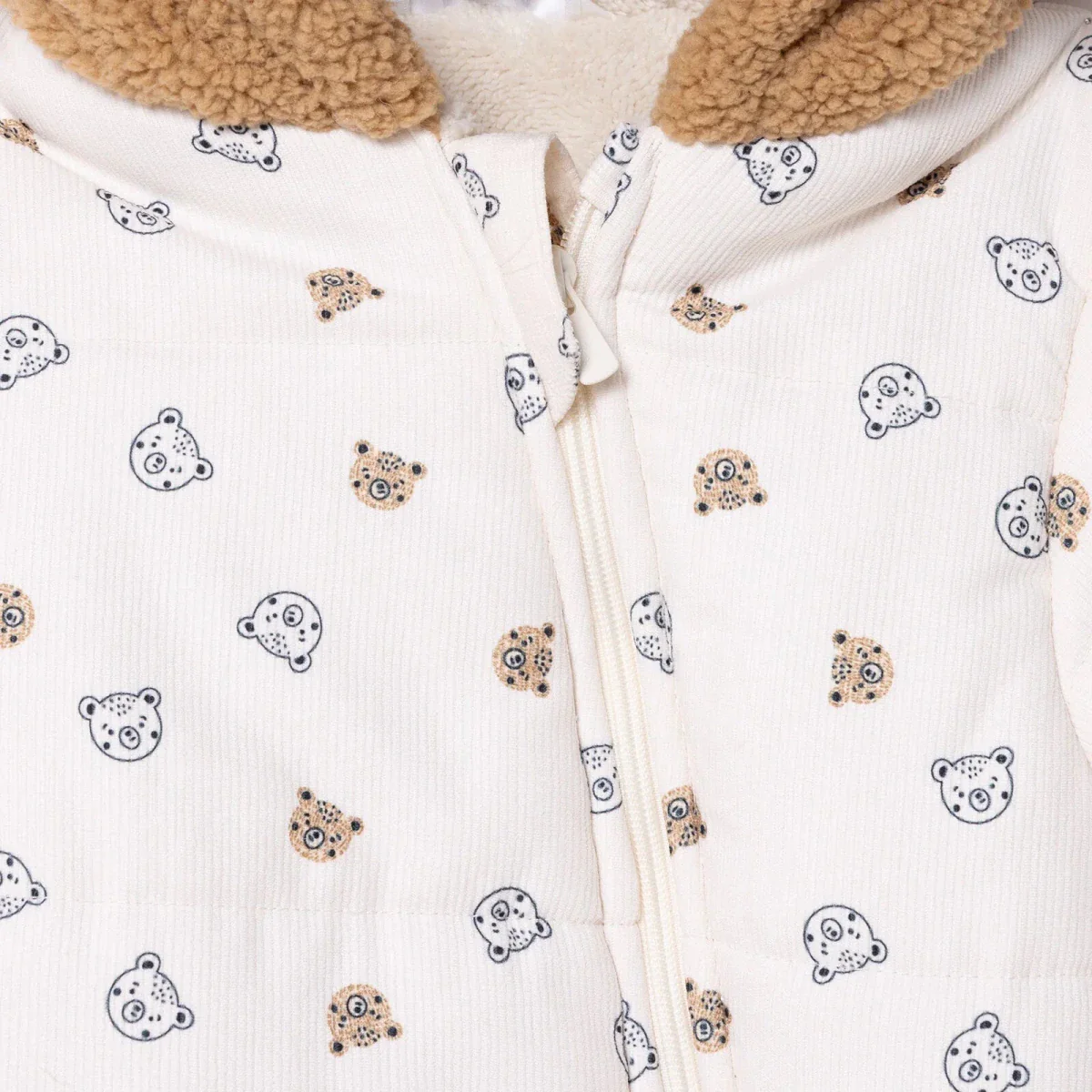 Midimod Snowsuit - Ecru Printed - Image 6