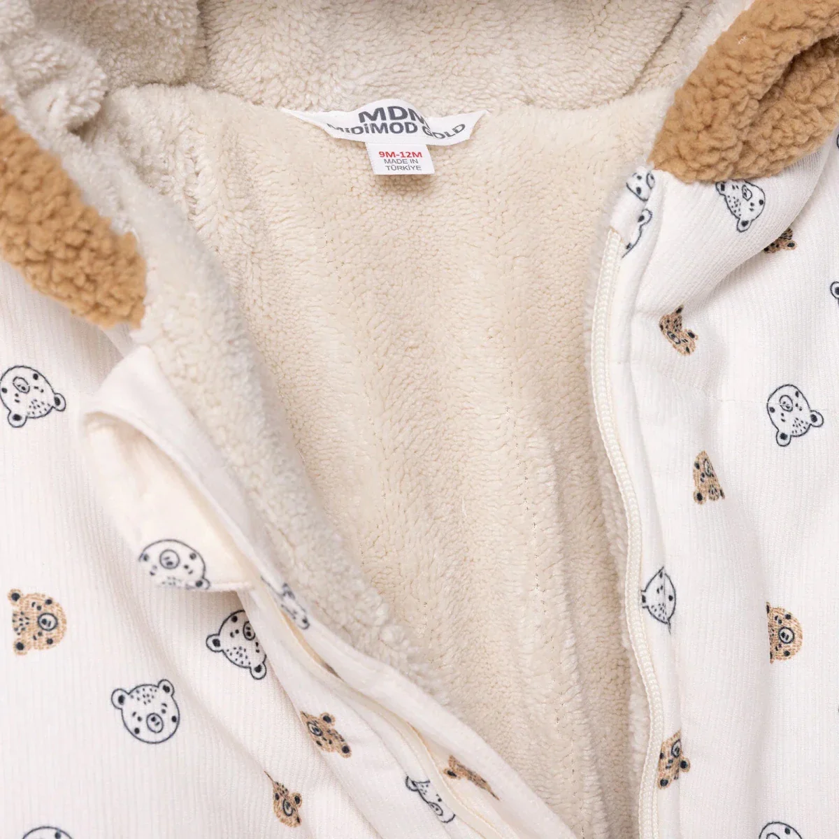 Midimod Snowsuit - Ecru Printed - Image 7