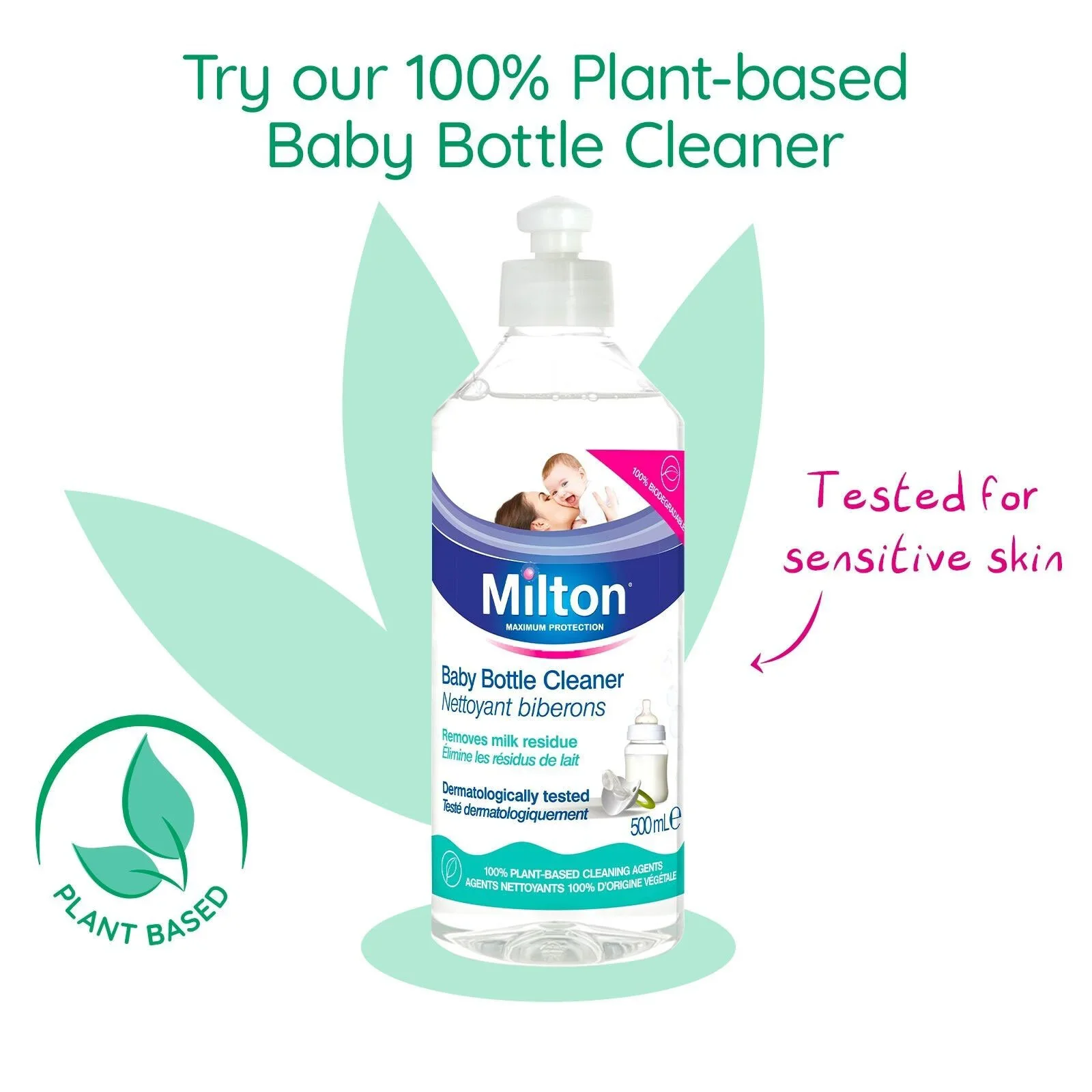 Milton Baby Bottle Cleaner 500ml - Image 3