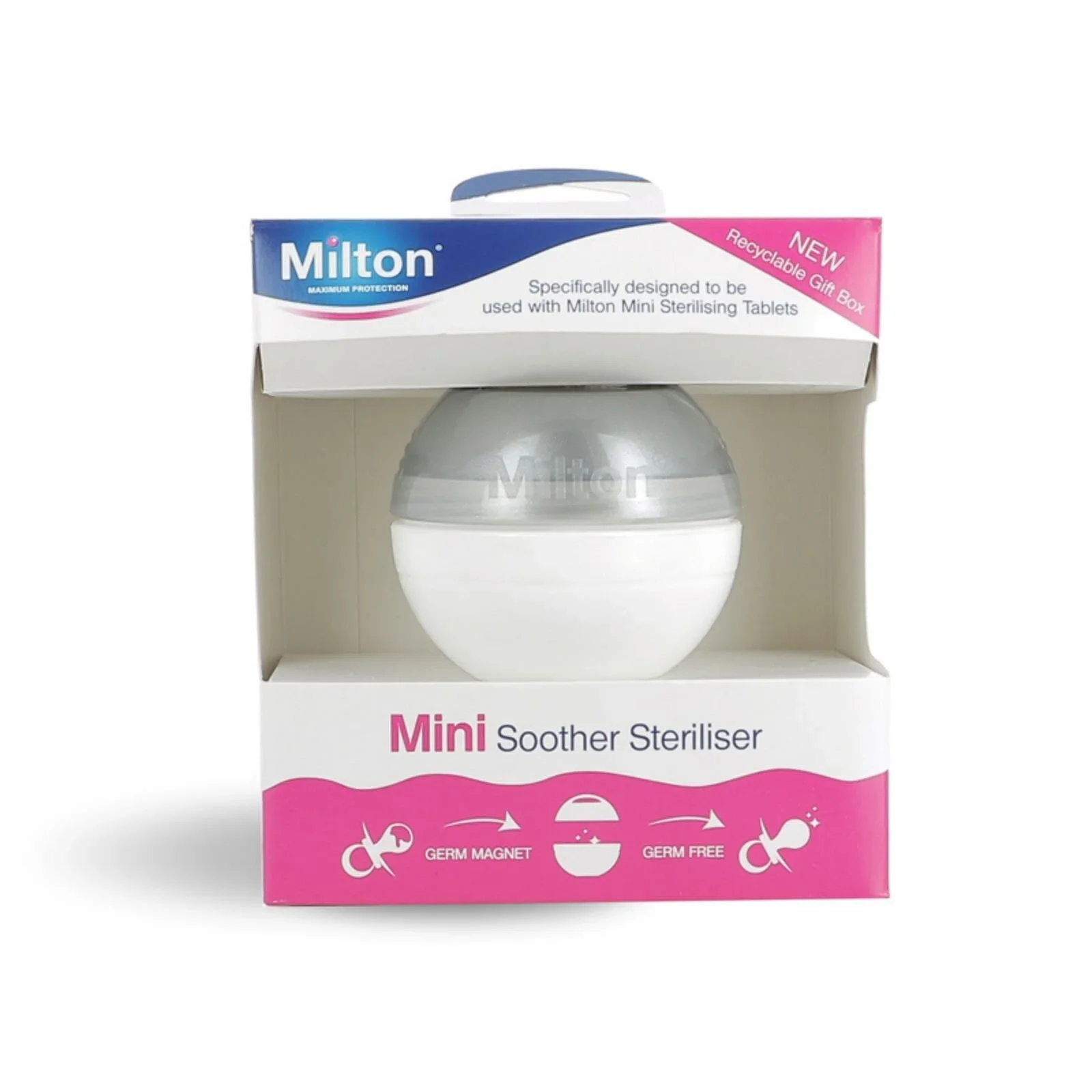 Milton Mini Soother Steriliser Silver - Image 2