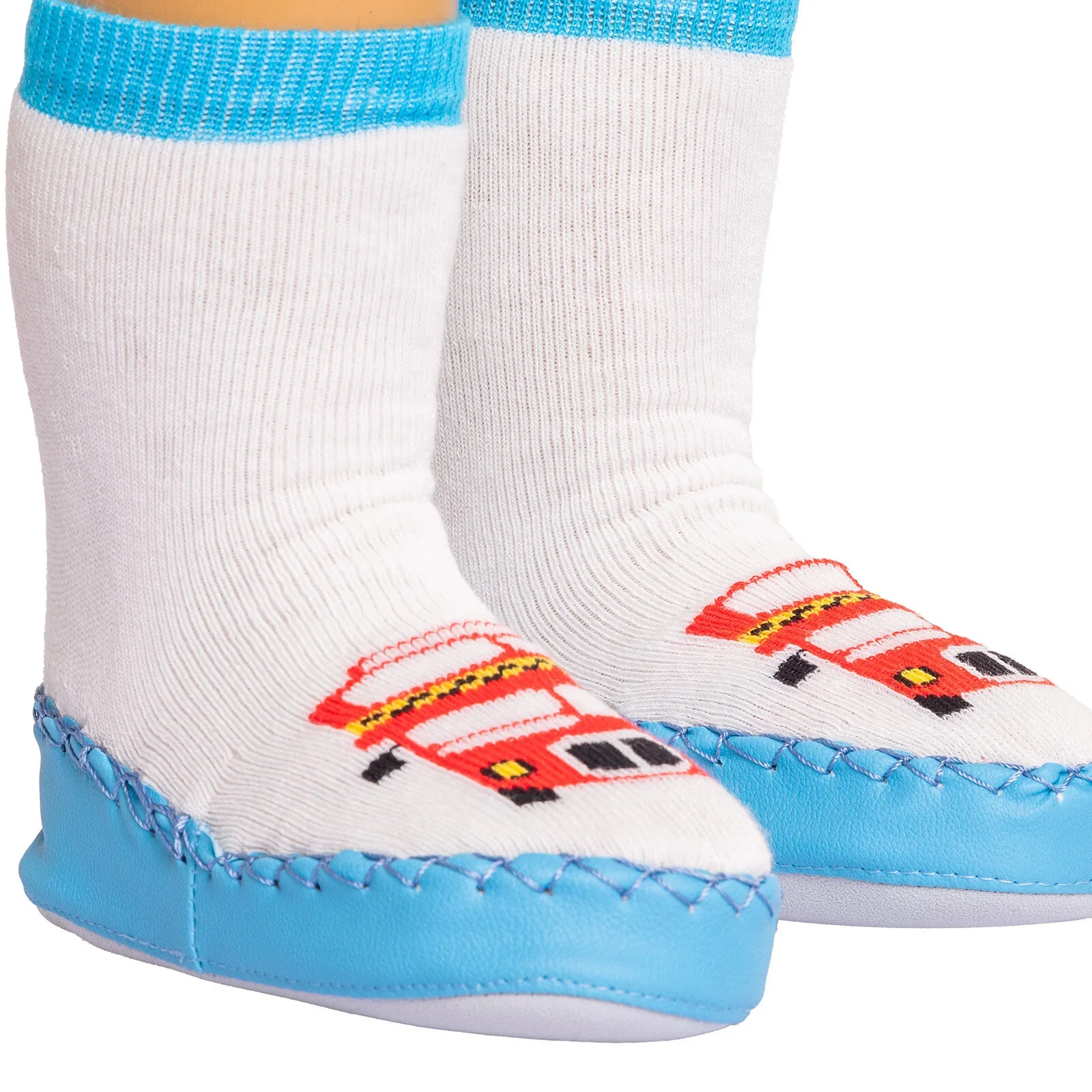 Minissa Baby Boy Pack of 3 Socks - Ecru - Image 2
