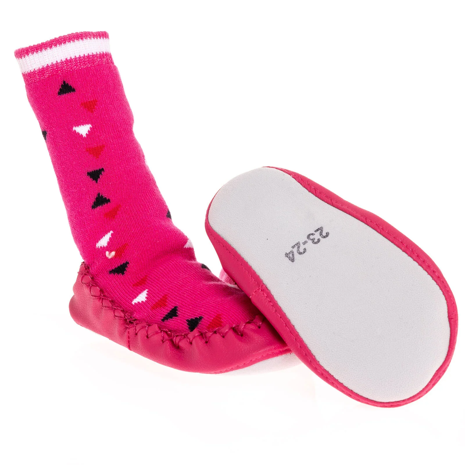 Minissa Baby Girl Pack of 3 Socks - Pink - Image 2