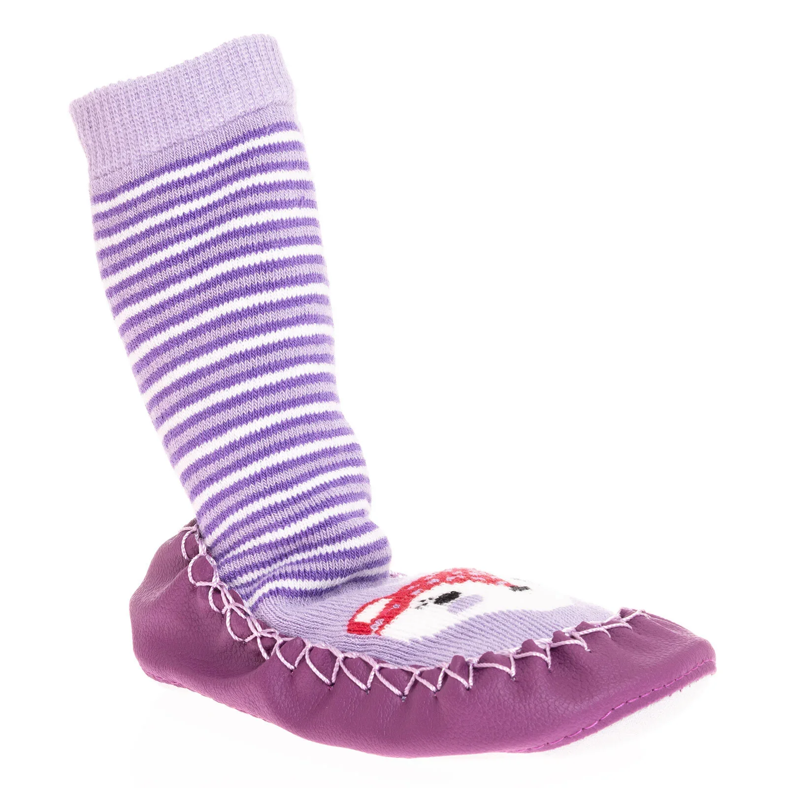 Minissa Baby Girl Pack of 3 Socks - Brown - Image 3