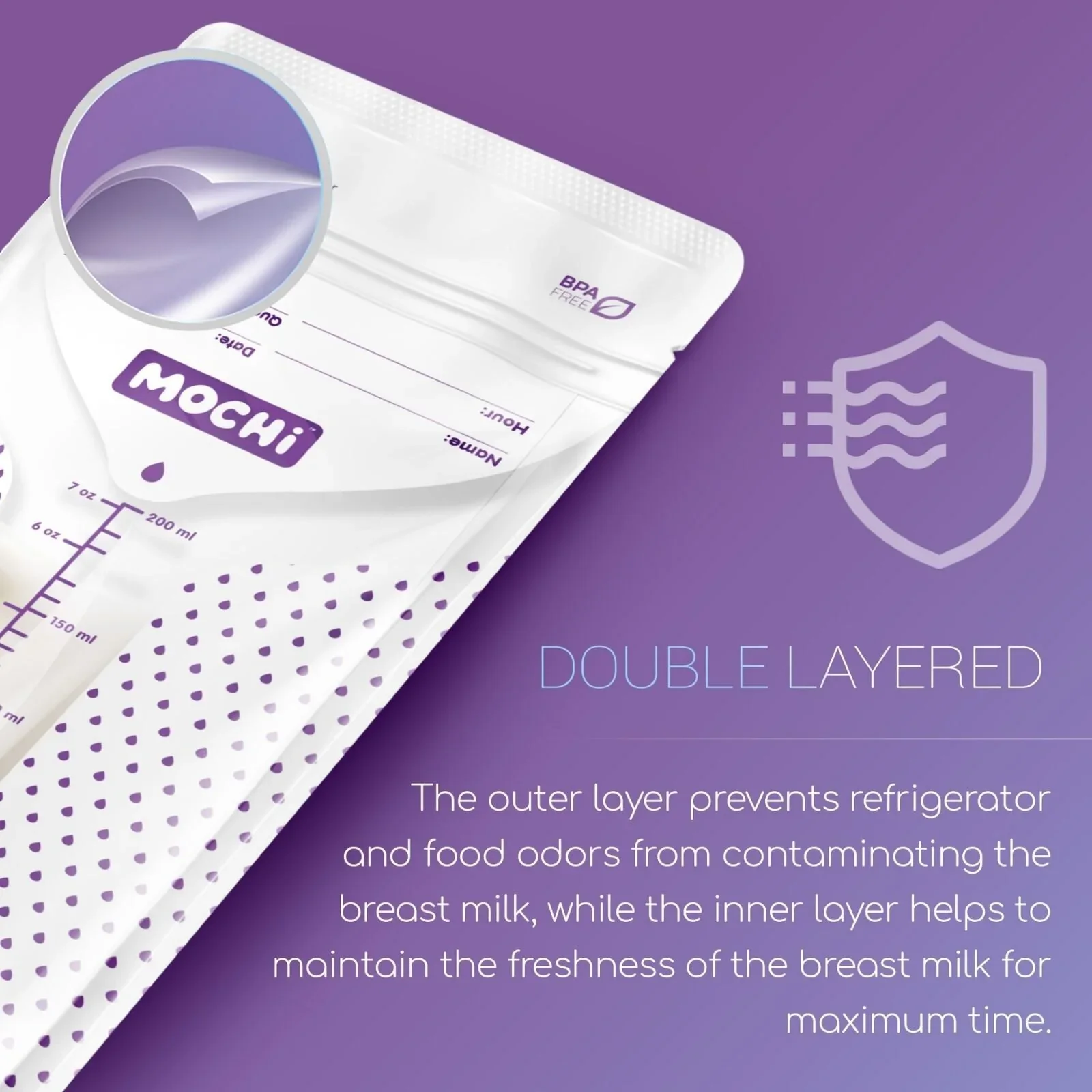 Mochi Breastmilk Storage Bags 50 pcs - Image 7