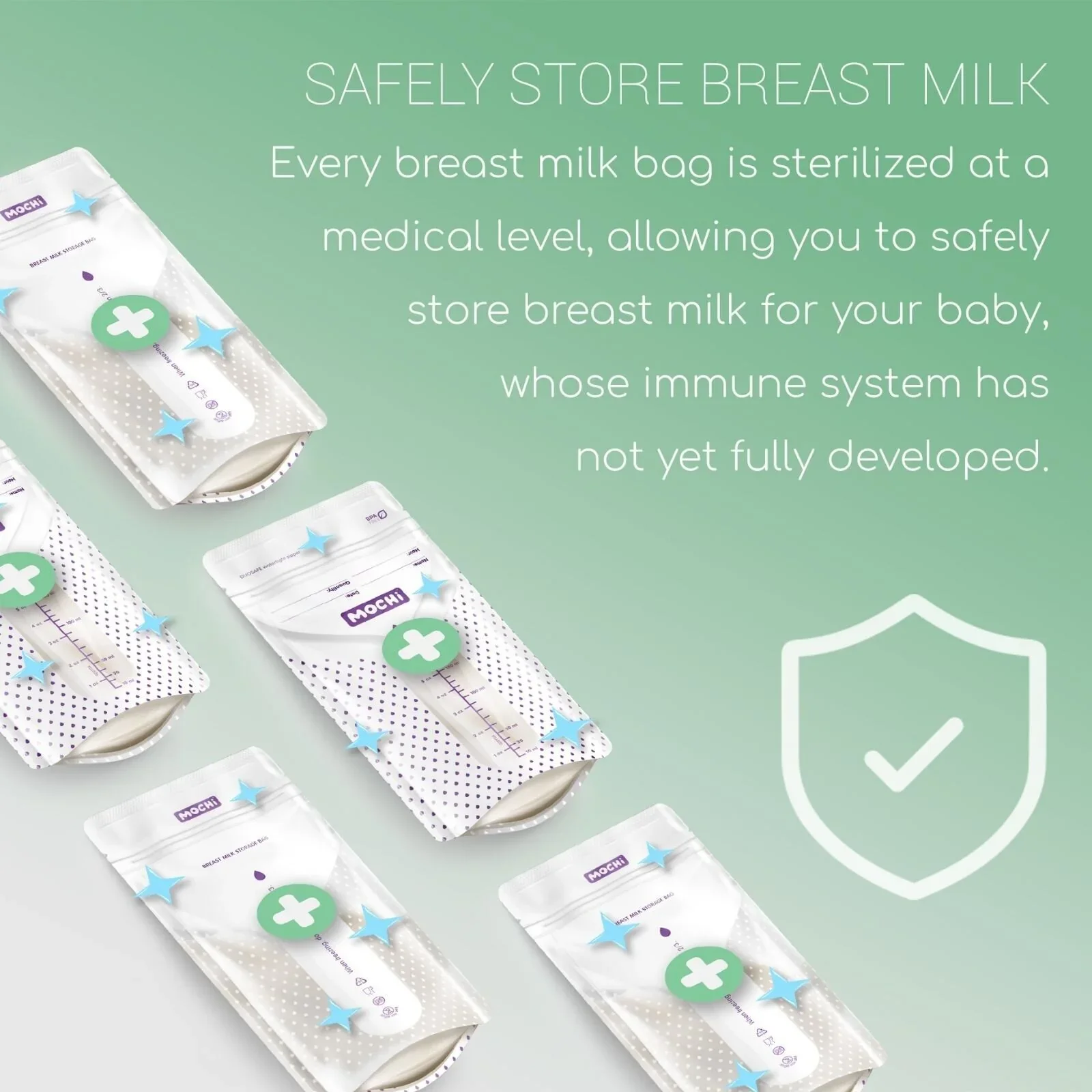 Mochi Breastmilk Storage Bags 50 pcs - Image 9