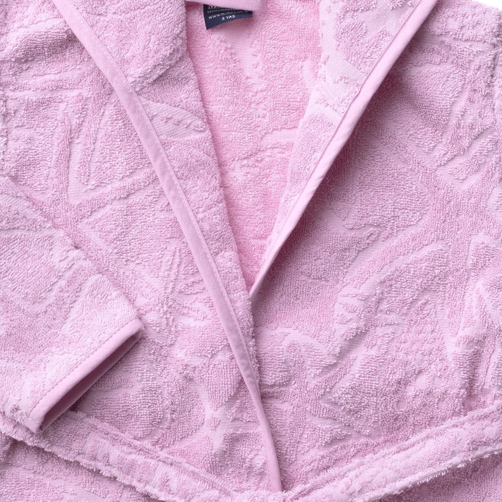 Mollia Baby Girl Bathrobe - Pink - Image 5