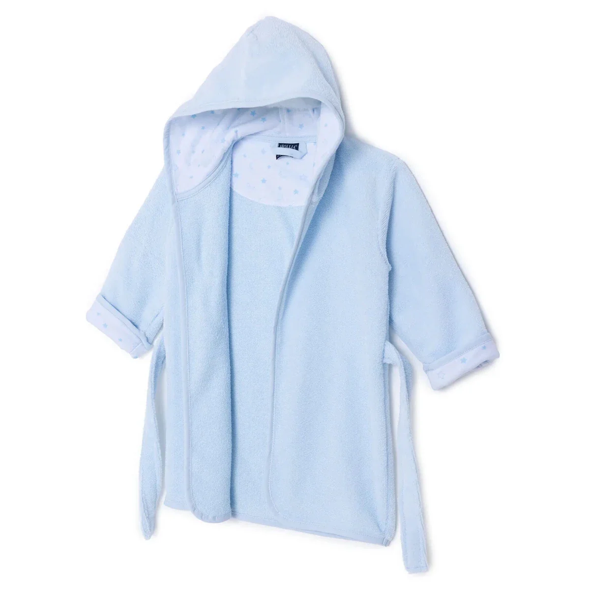 Mollia Boys Bathrobe - Blue - Image 3