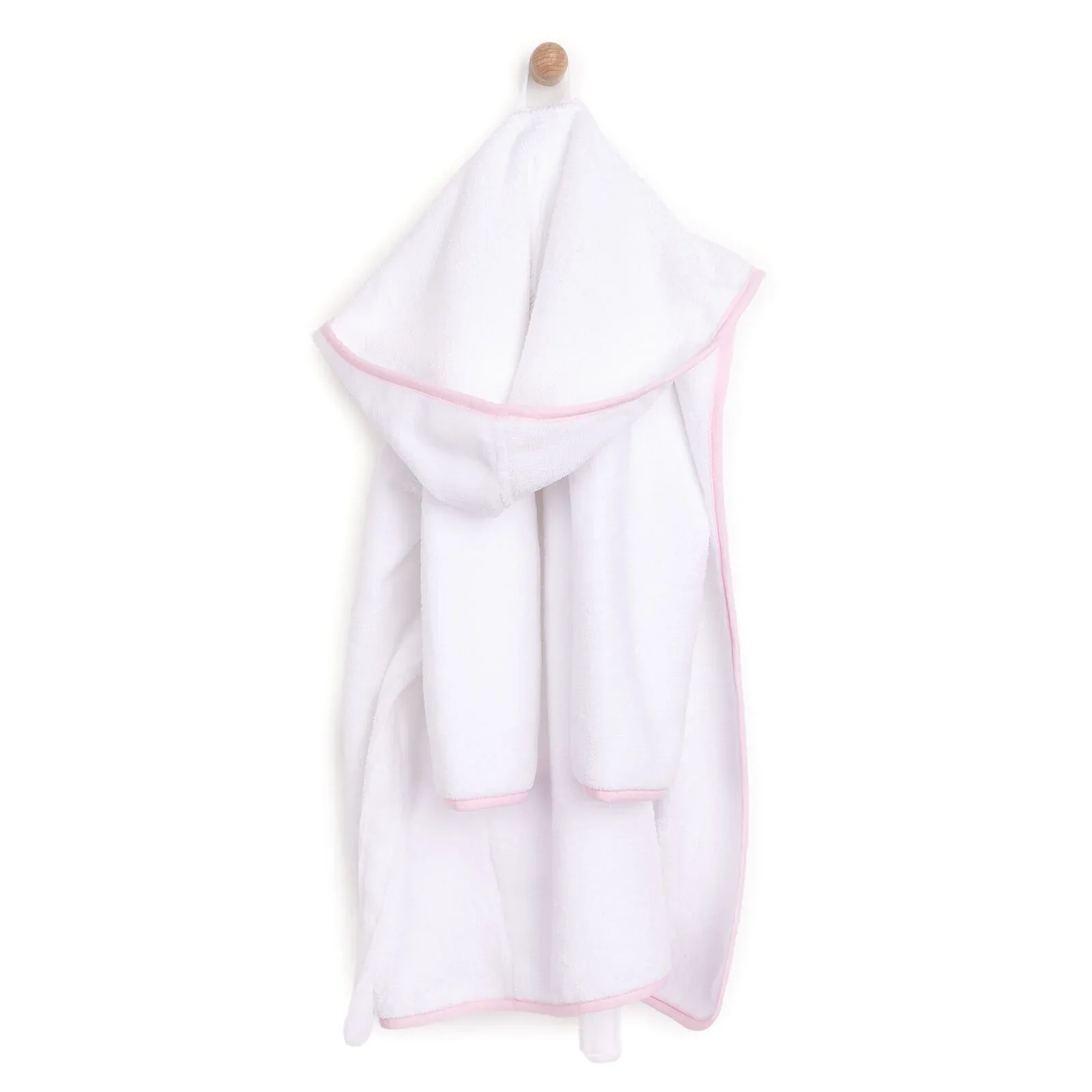 Mollia Girl Baby Bathrobe - White - Image 4