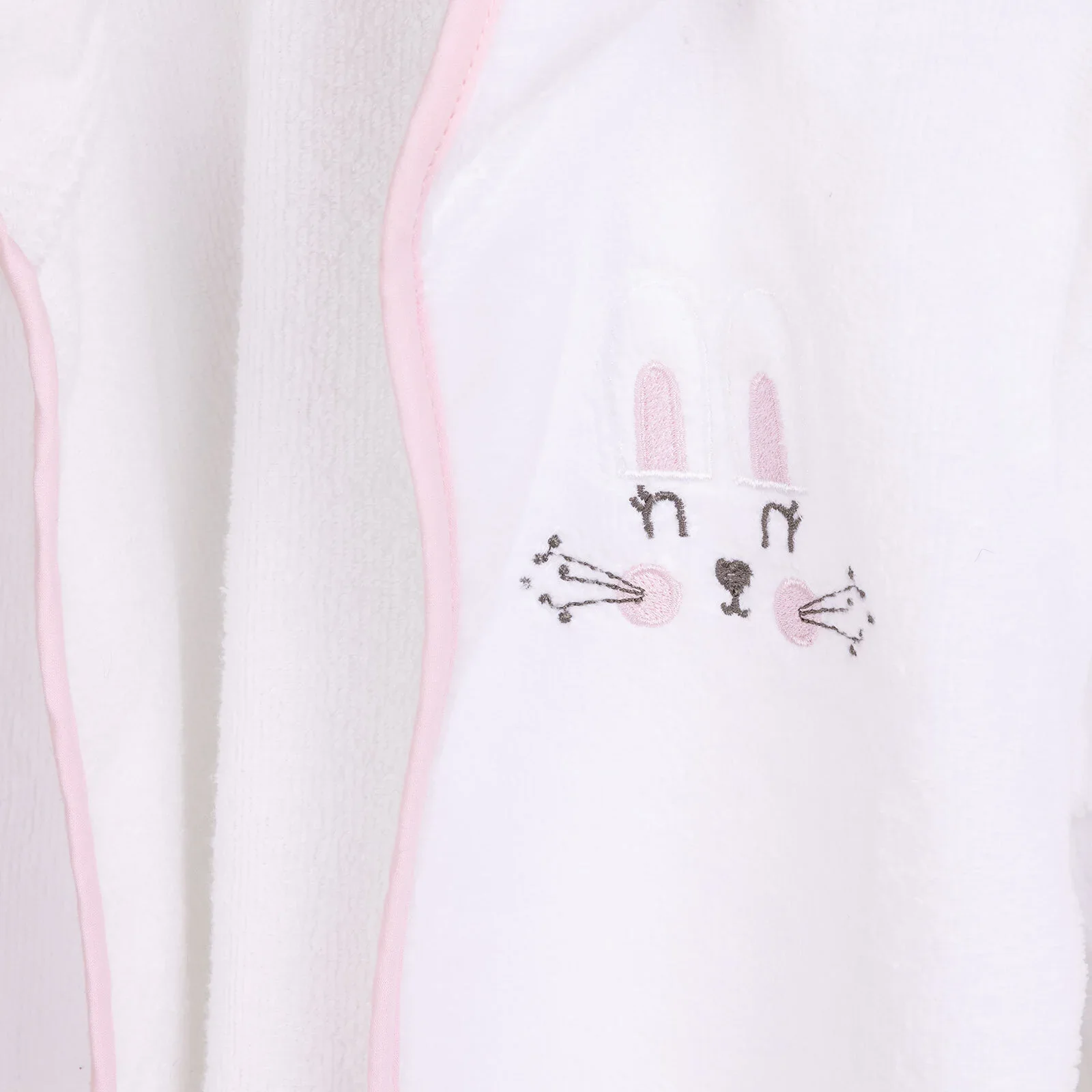 Mollia Girl Baby Bathrobe - White - Image 5