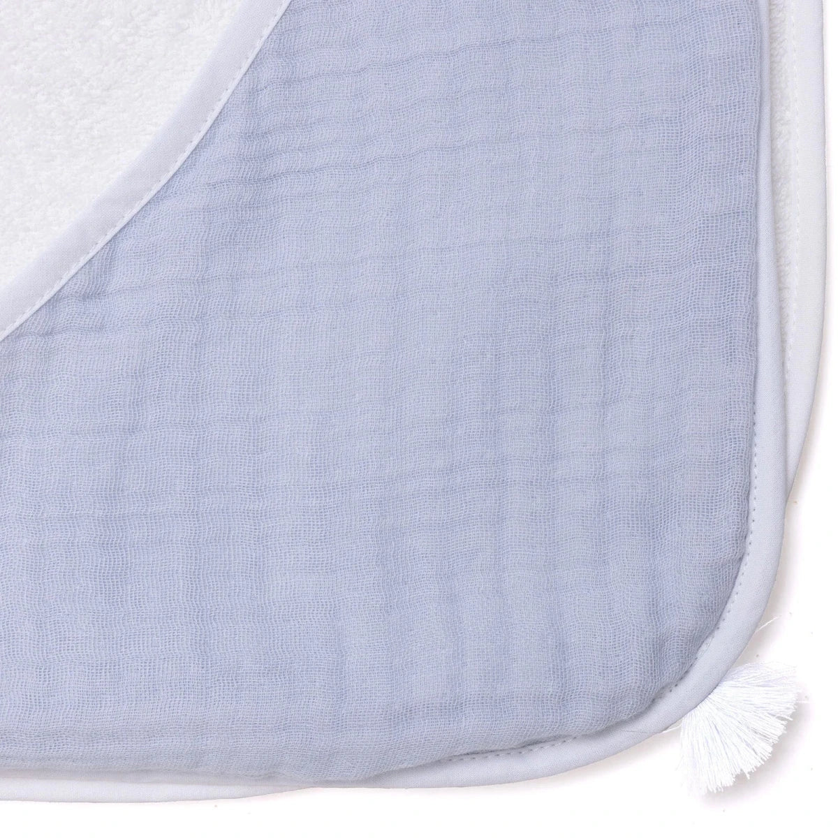 Mollia Unisex Muslin Baby Towel 75x75 cm - Grey - Image 5
