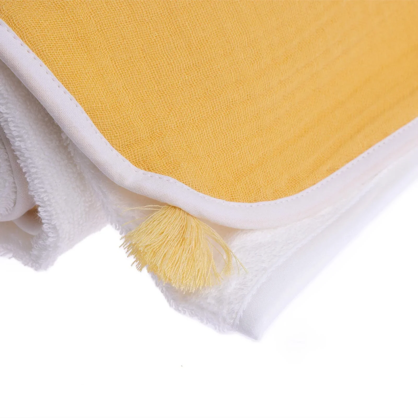 Mollia Unisex Baby Towel - Yellow - Image 2