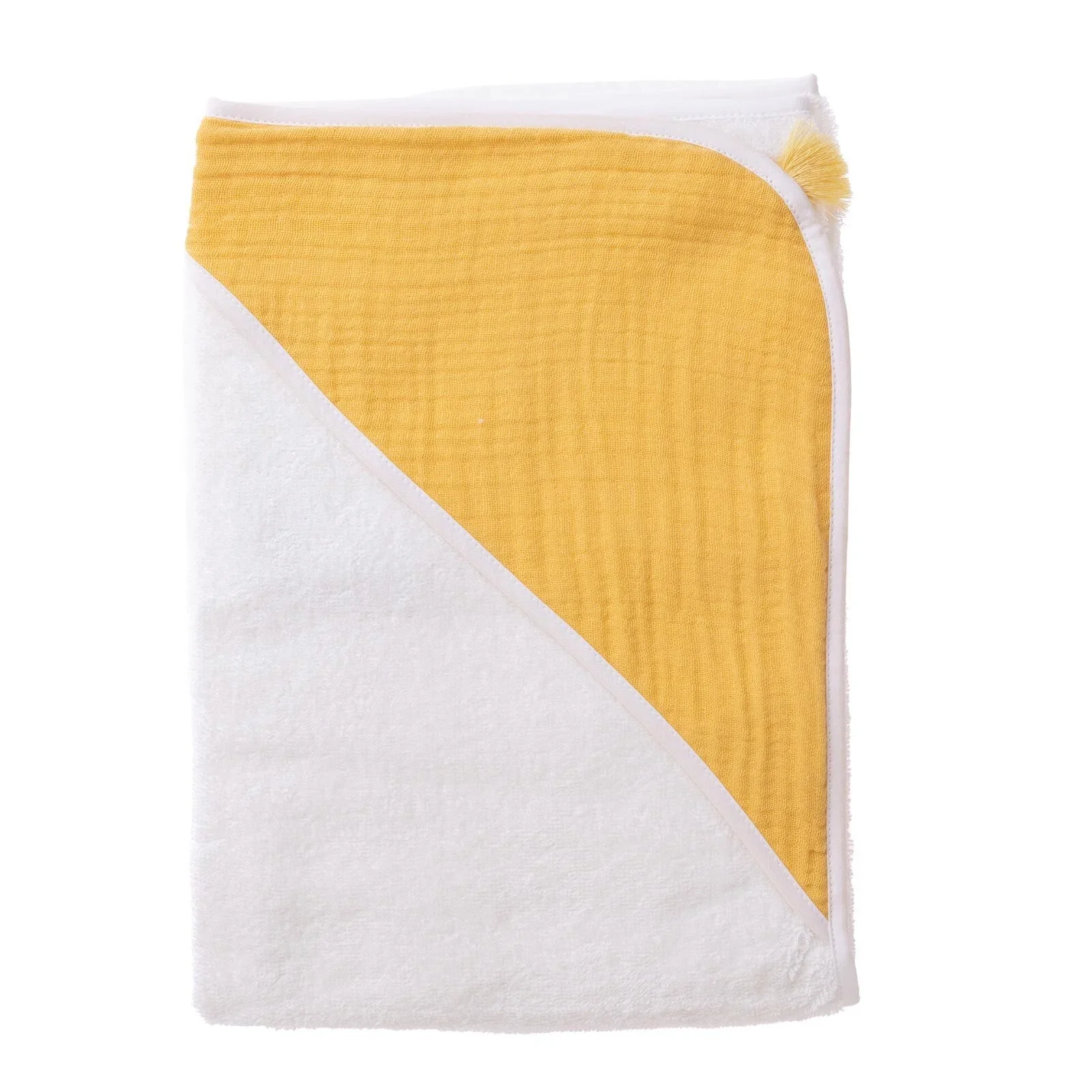 Mollia Unisex Baby Towel - Yellow - Image 5