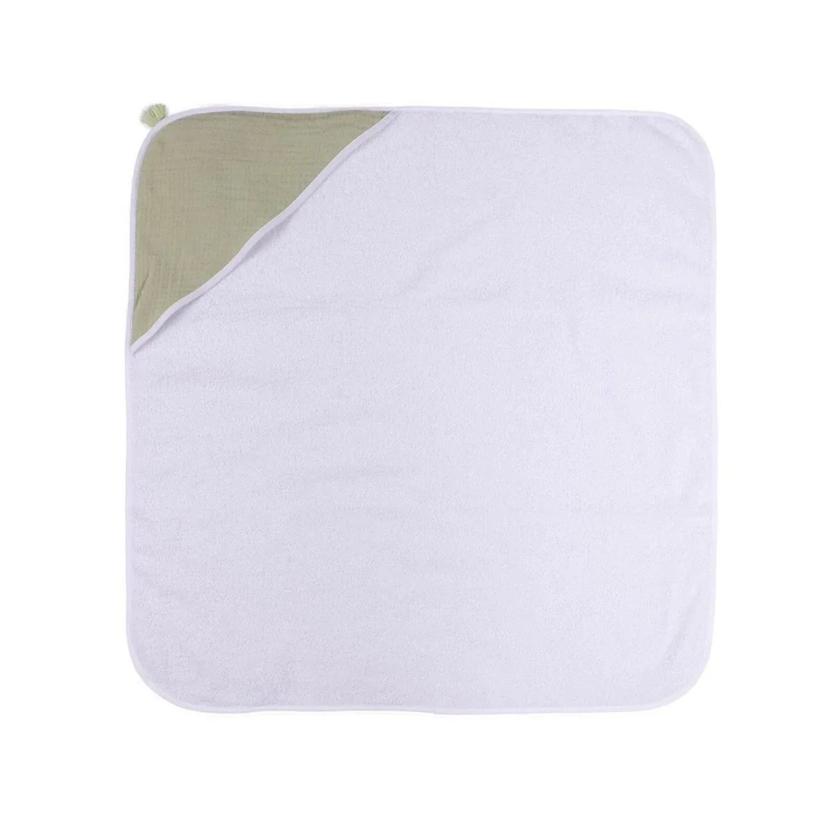 Mollia Unisex Baby Towel - Green - Image 9