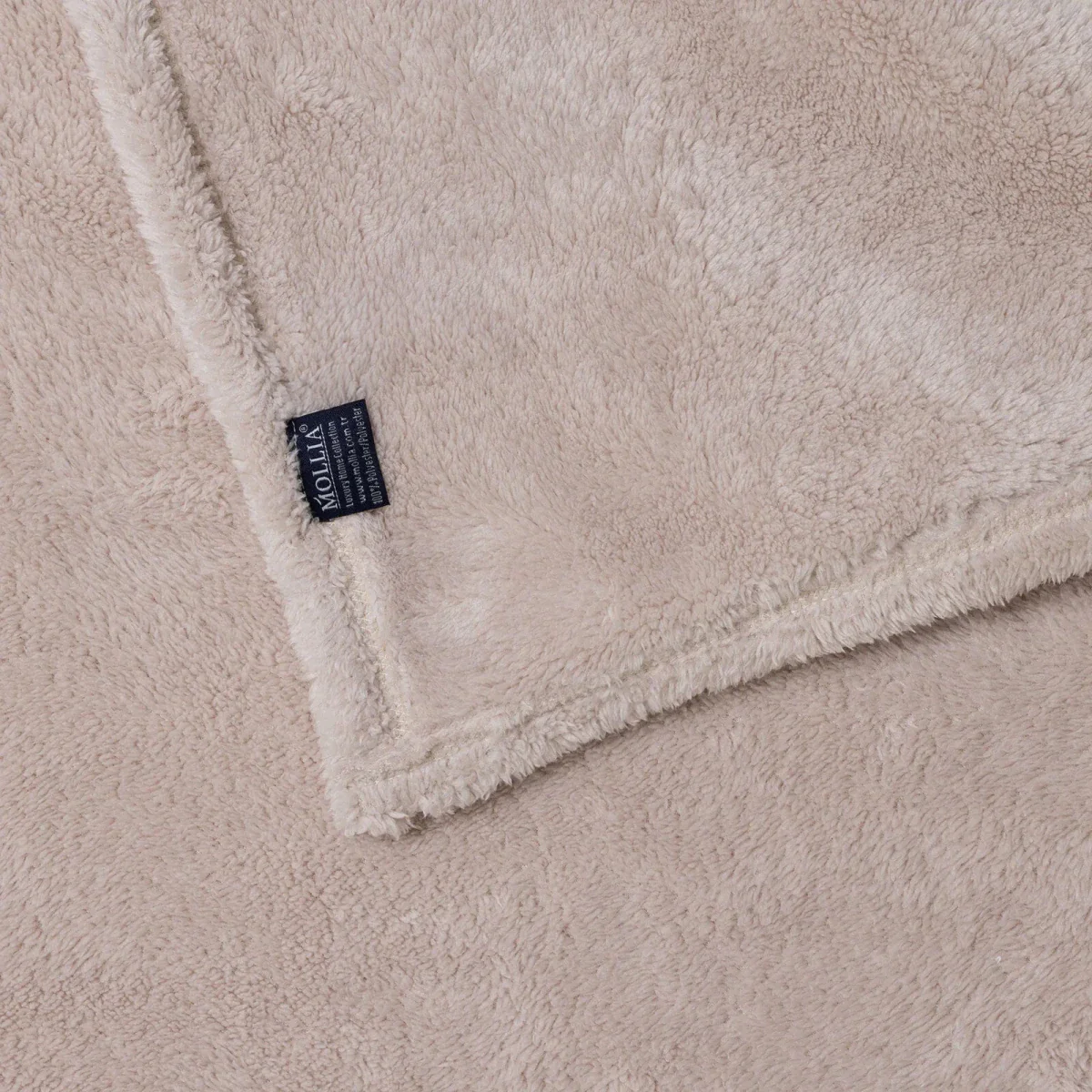 Mollia Unisex Blanket - Ecru - Image 5