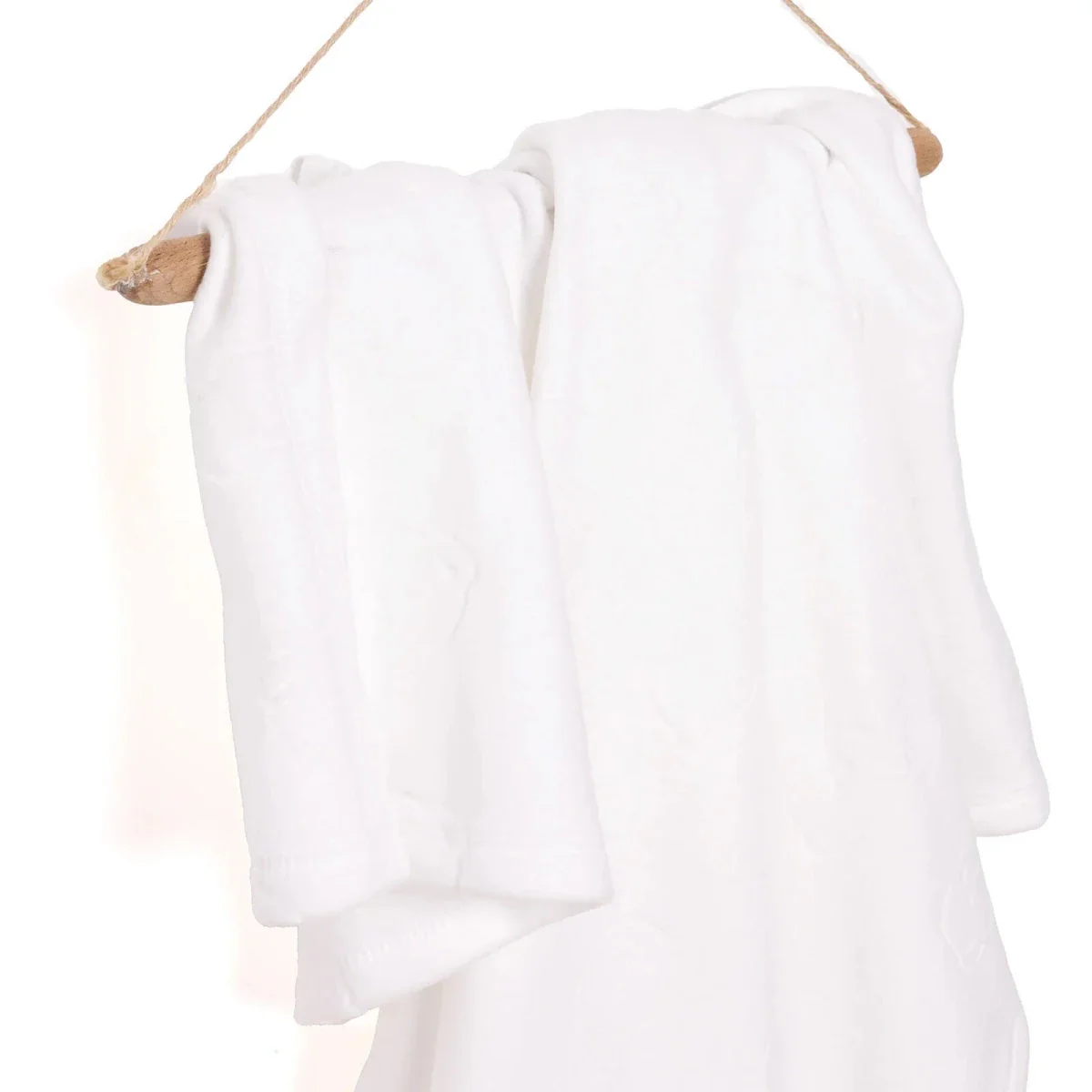 Mollia Unisex Blanket - Ecru - Image 5