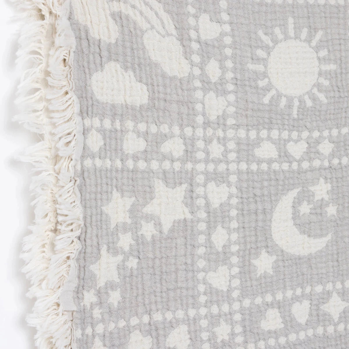 Mollia Unisex Muslin Blanket - Grey - Image 5