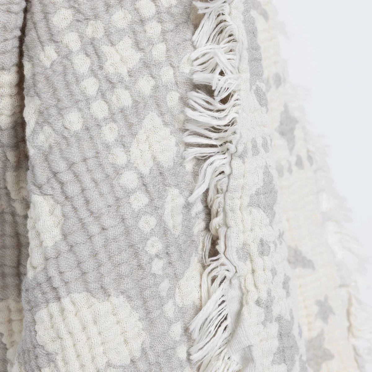 Mollia Unisex Muslin Blanket - Grey - Image 7