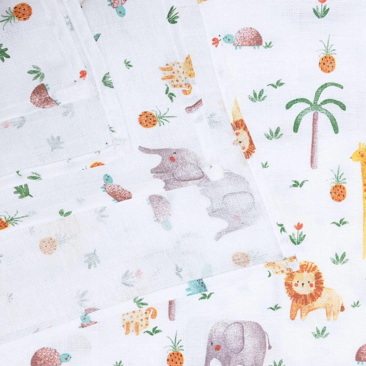 Mollia Unisex Muslin Blanket - Ecru - Image 7