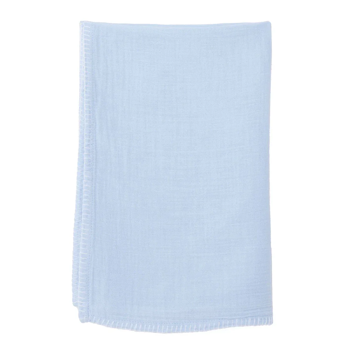 Mollia Unisex Muslin Blanket - Blue - Image 4