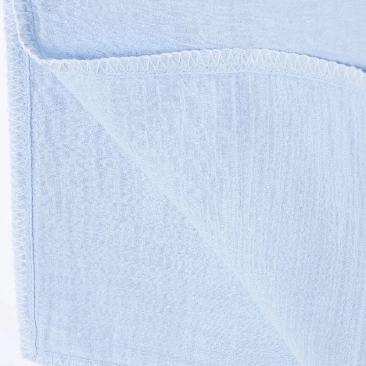Mollia Unisex Muslin Blanket - Blue - Image 6
