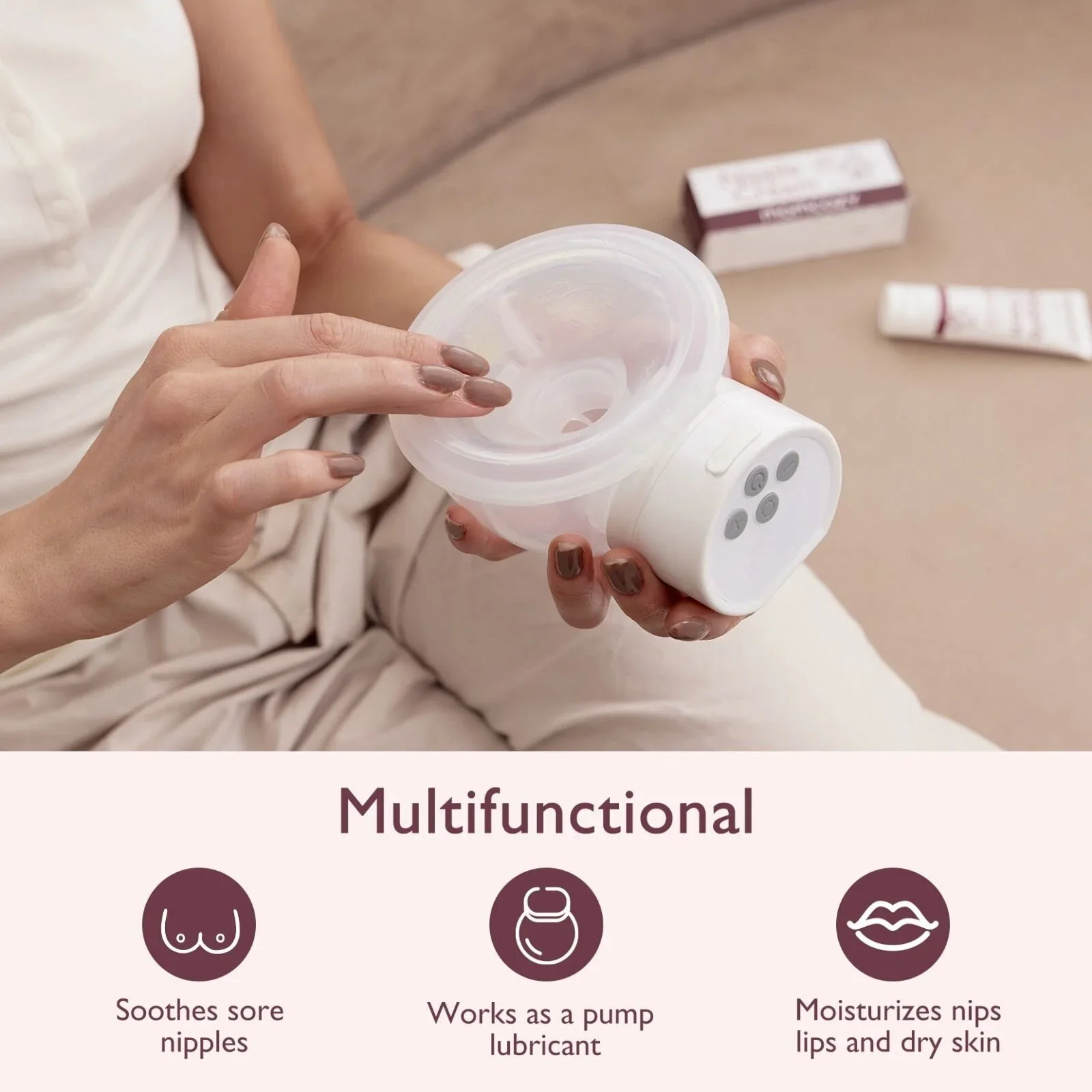 Momcozy 100% Natural Nipple Cream for Breastfeeding 40gr - Image 4