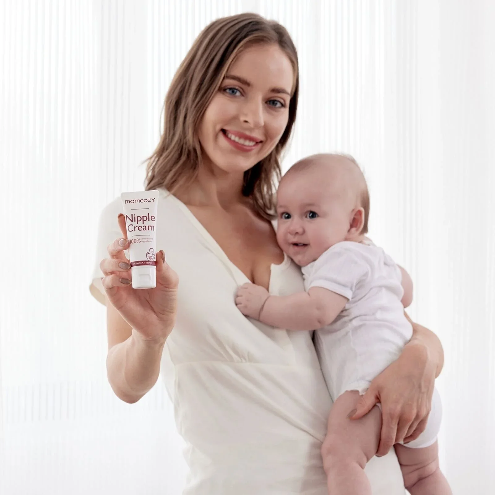Momcozy 100% Natural Nipple Cream for Breastfeeding 40gr - Image 5