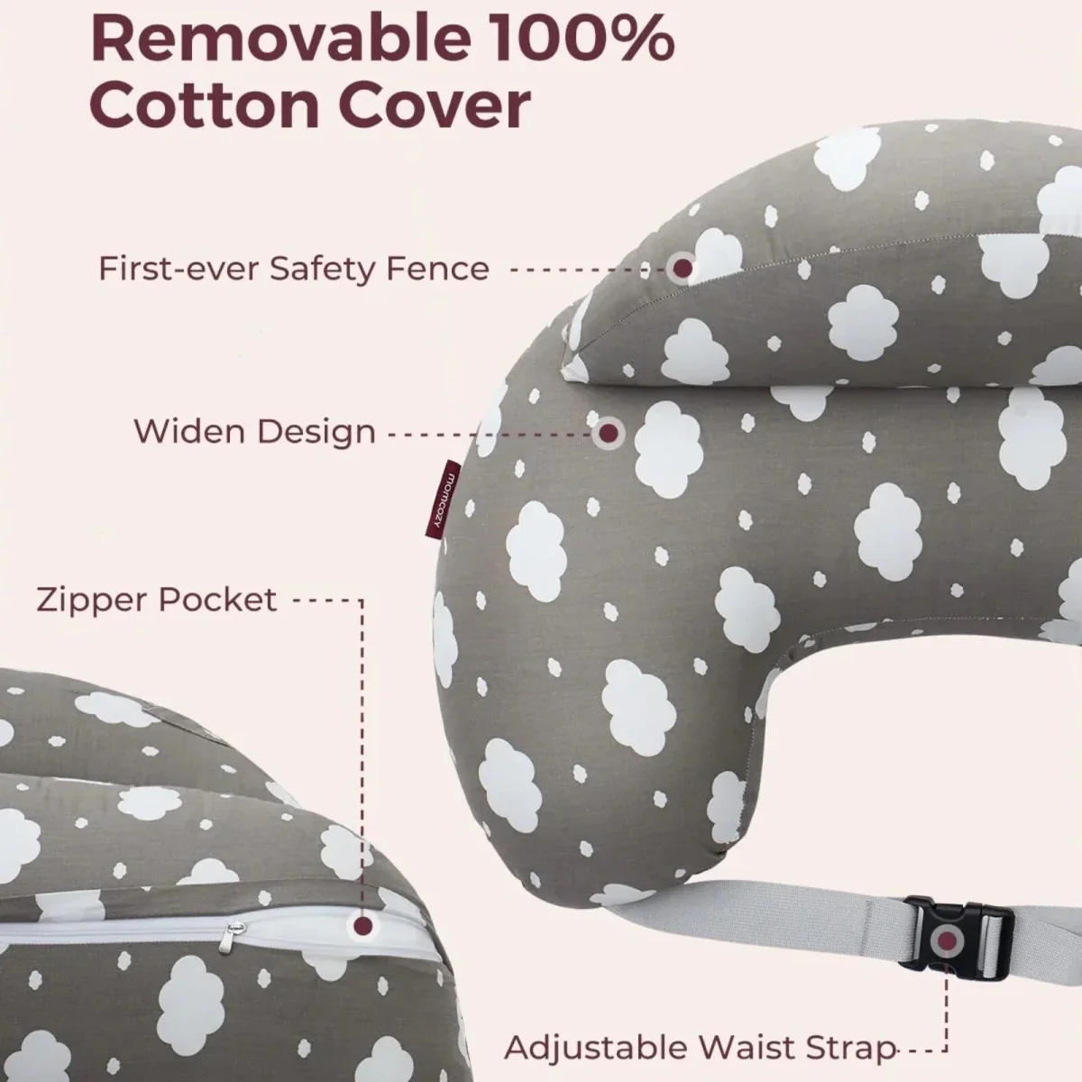 Momcozy Adjustable Nursing Pillow - Image 7