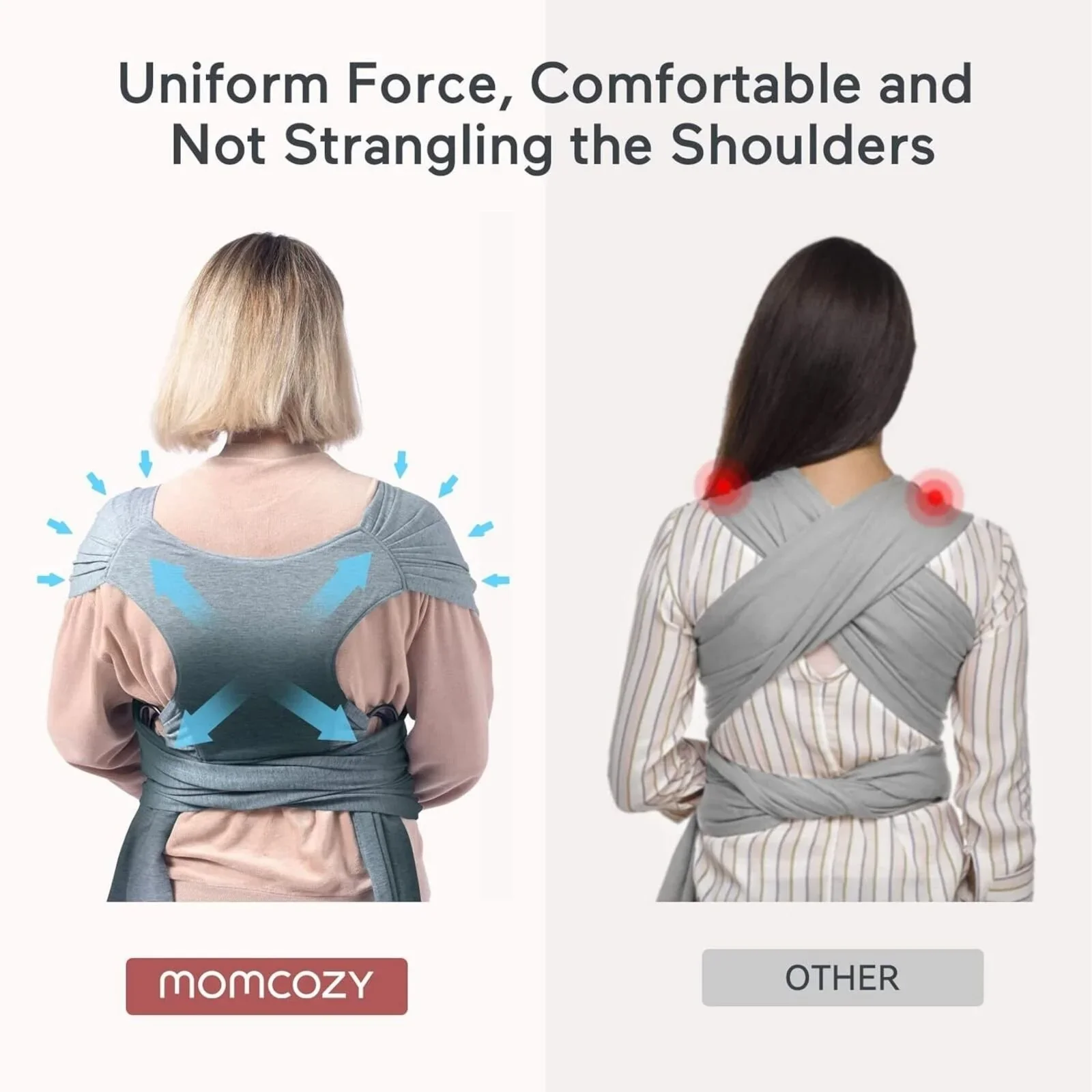 Momcozy Baby Carrier - Gradient Blue - Image 3