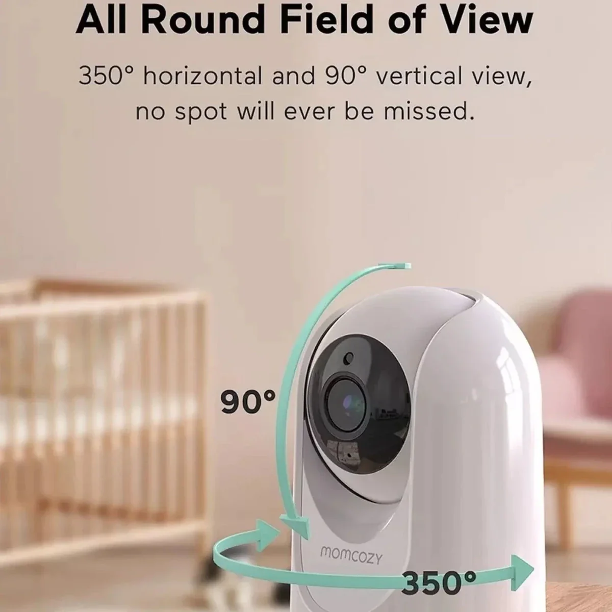 Momcozy BM01 5" Baby Monitor & Camera - Image 3