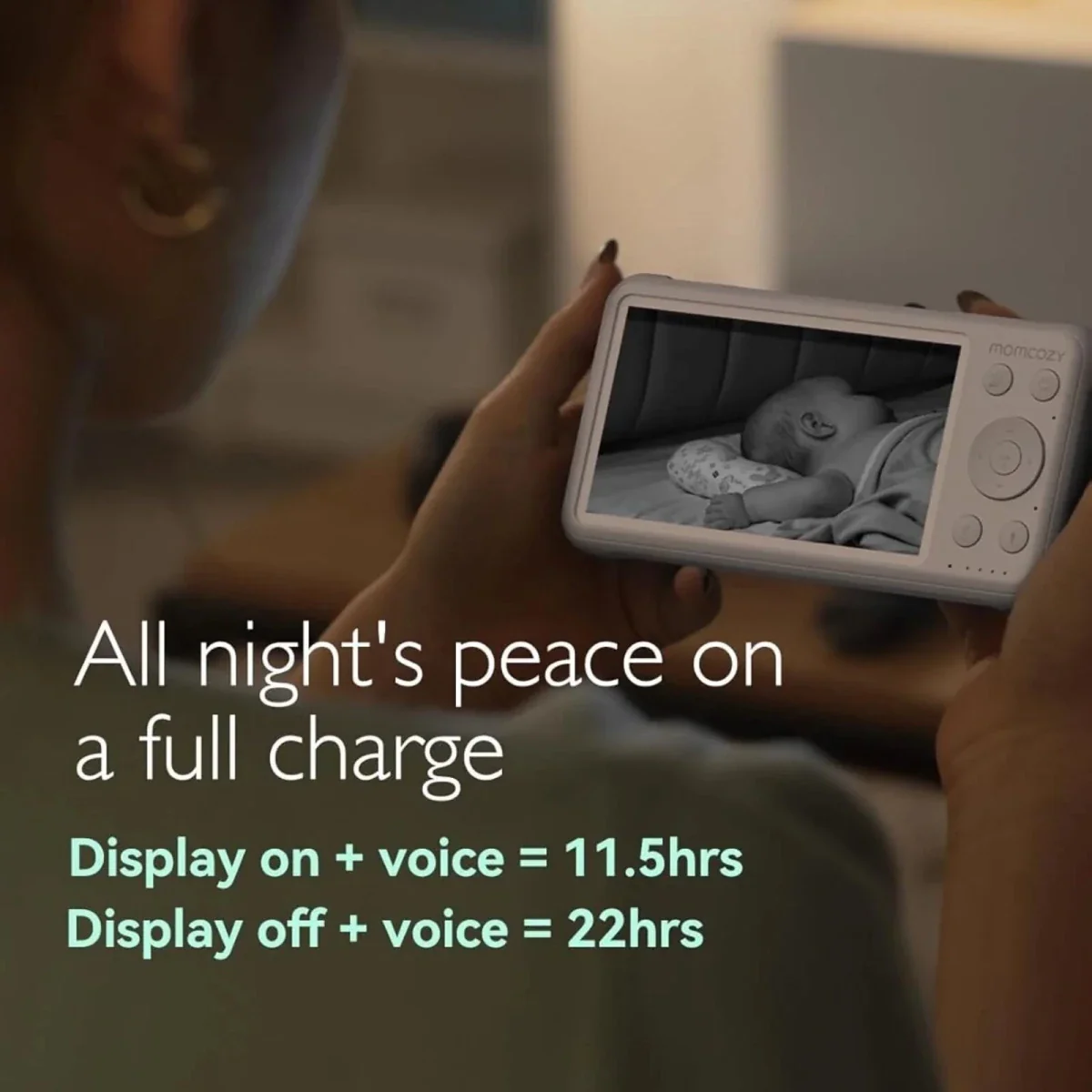 Momcozy BM01 5" Baby Monitor & Camera - Image 6