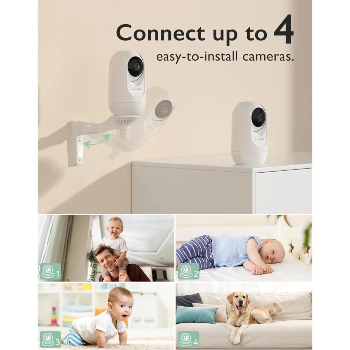 Momcozy BM01 5" Baby Monitor & Camera - Image 8