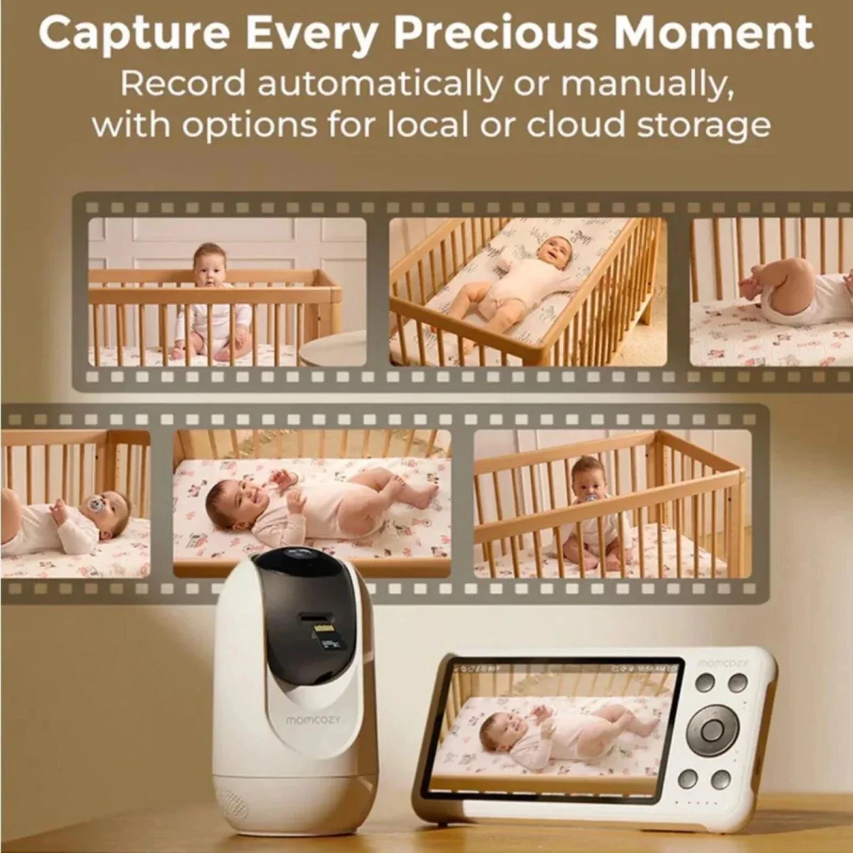 Momcozy BM04 5" Dual-mode Smart Baby Monitor & Camera - Image 10