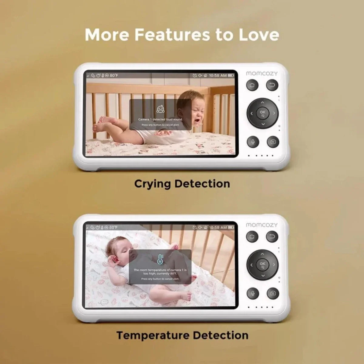 Momcozy BM04 5" Dual-mode Smart Baby Monitor & Camera - Image 11
