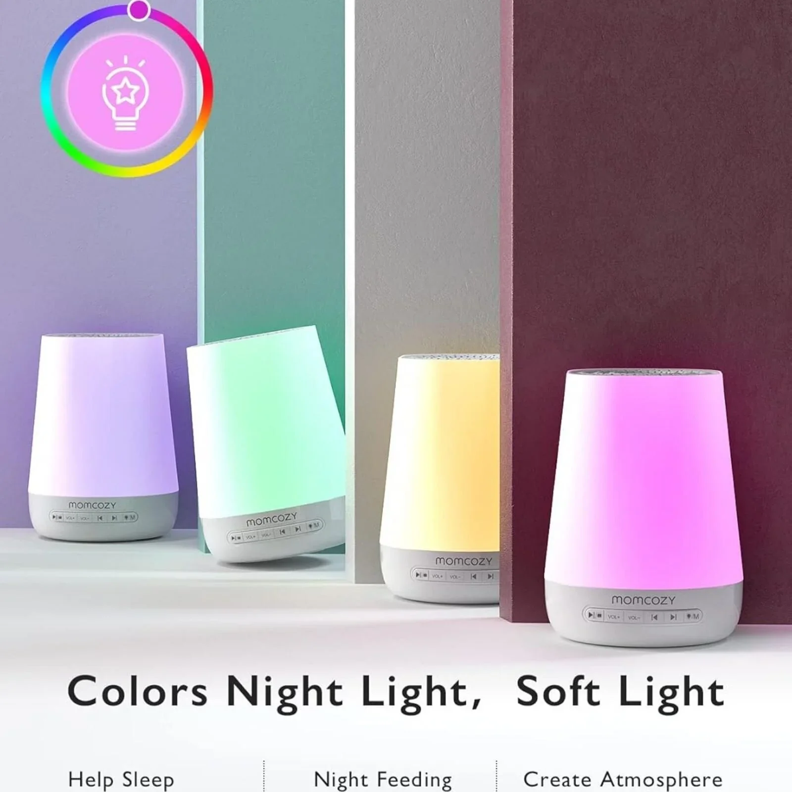 Momcozy White Noise Baby Sound Machine - Image 5