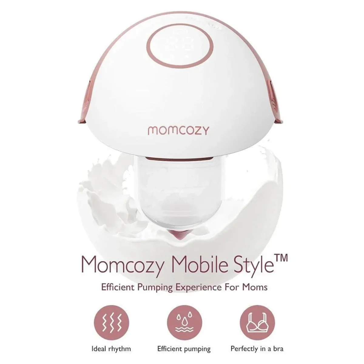 Momcozy M6 Mobile Style Double Wearable Electric Breast Pump - Image 5
