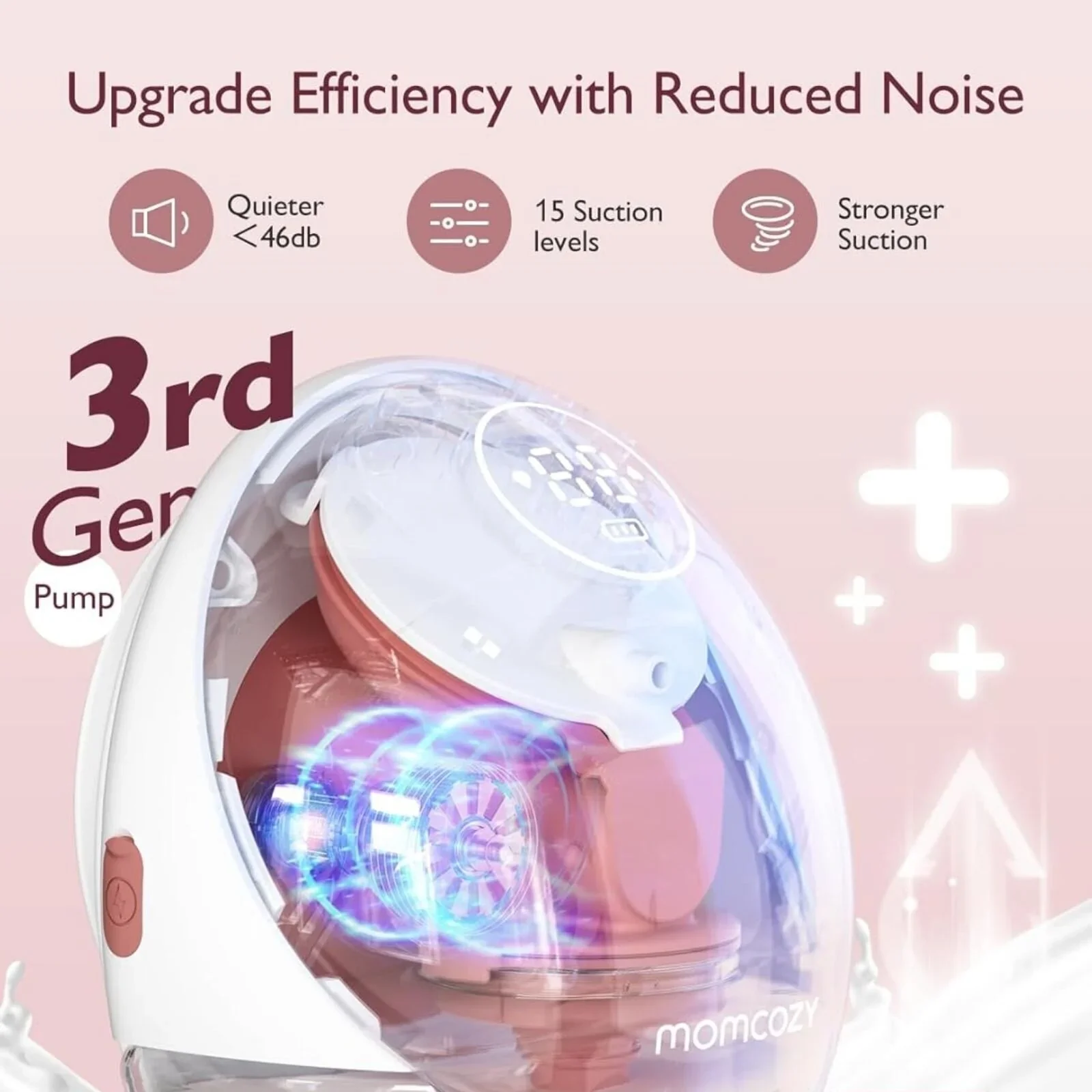 Momcozy M9 Mobile Flow Double Breast Pump - Image 6