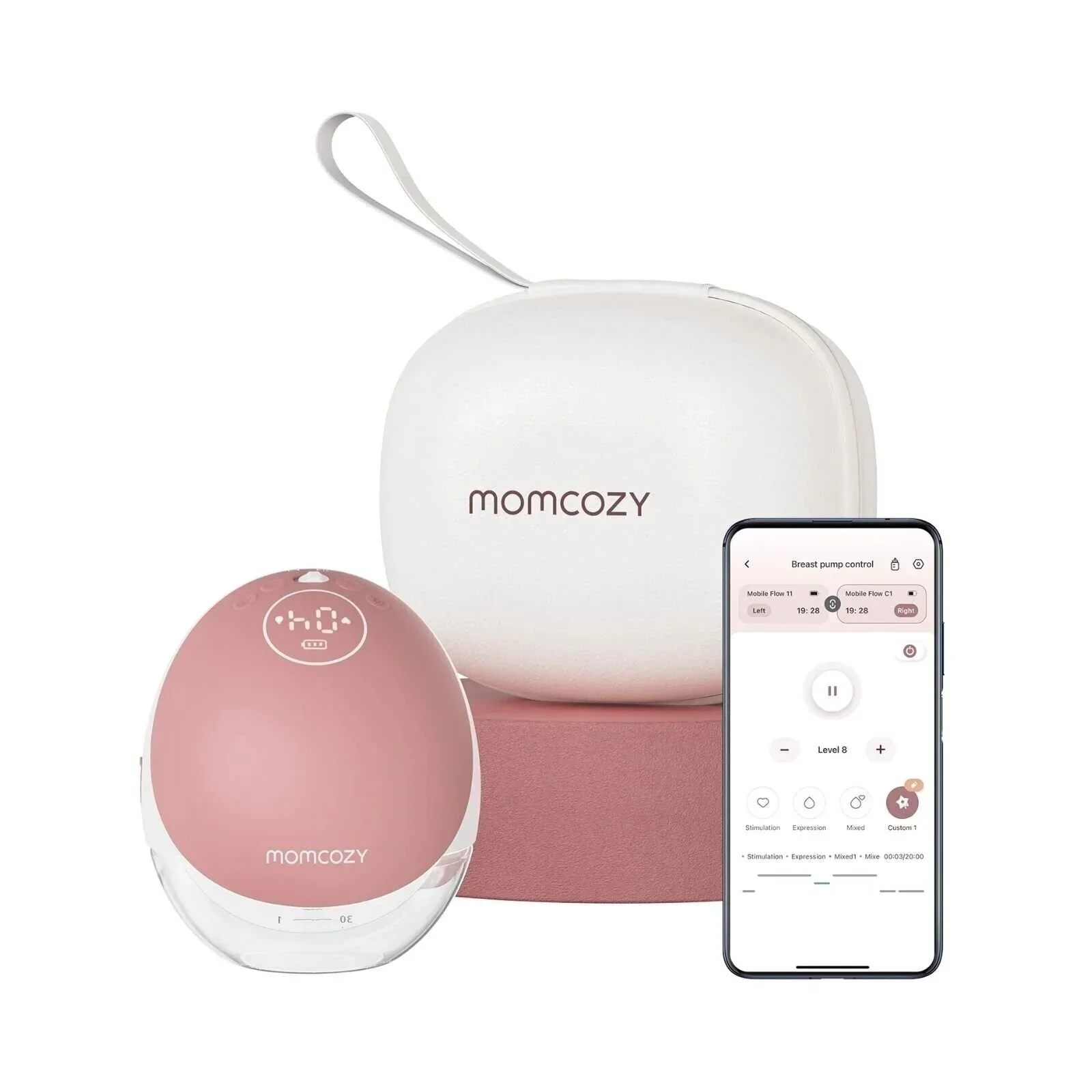 Momcozy M9 Mobile Flow Single Electric Breast Pump Bundle 2 pcs - Image 2