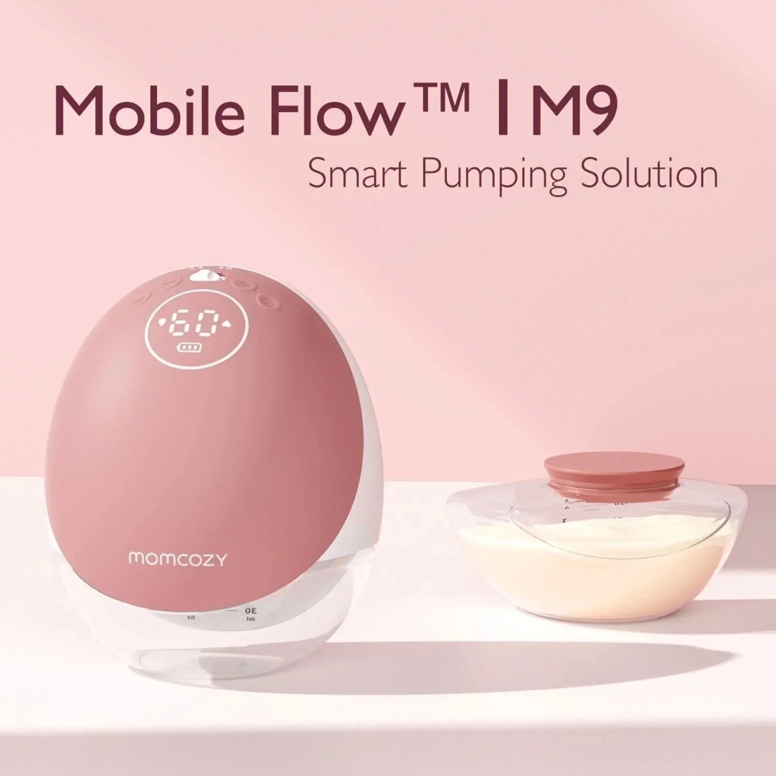 Momcozy M9 Mobile Flow Single Electric Breast Pump Bundle 2 pcs - Image 3
