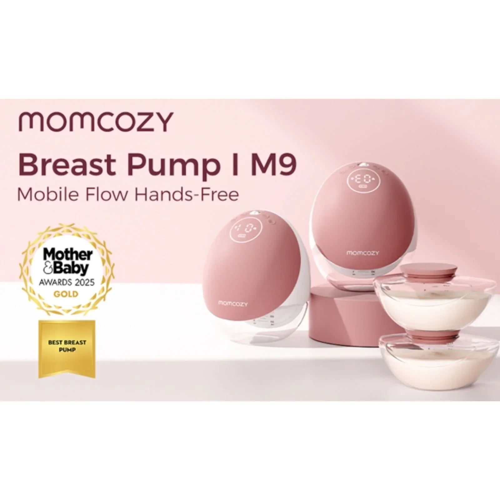 Momcozy M9 Mobile Flow Single Electric Breast Pump Bundle 2 pcs - Image 4