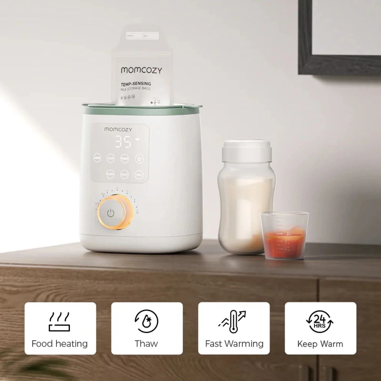 Momcozy Nutri Smart Analog Baby Bottle Warmer - Image 3