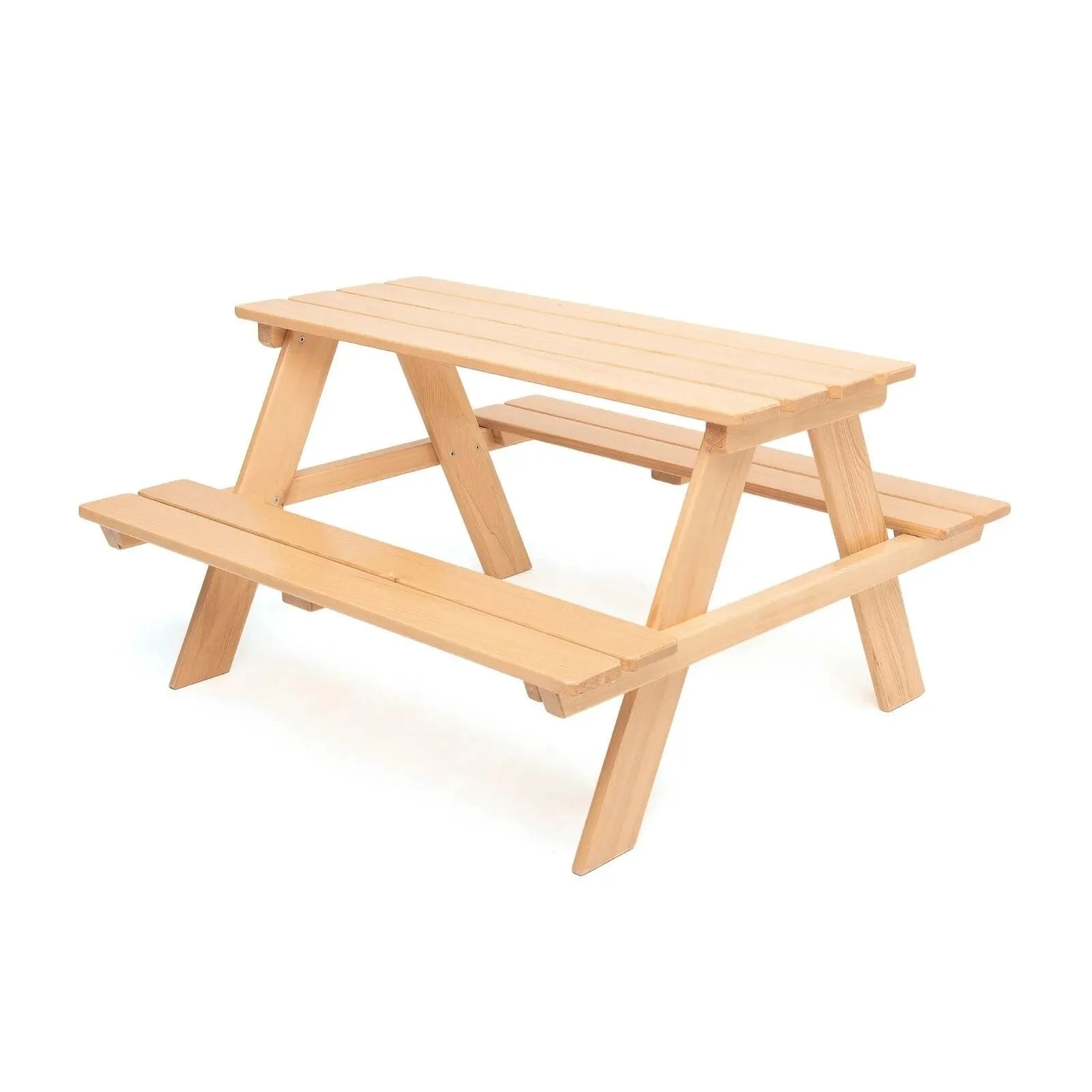 Montessori Wooden Mini Picnic Table - Image 8